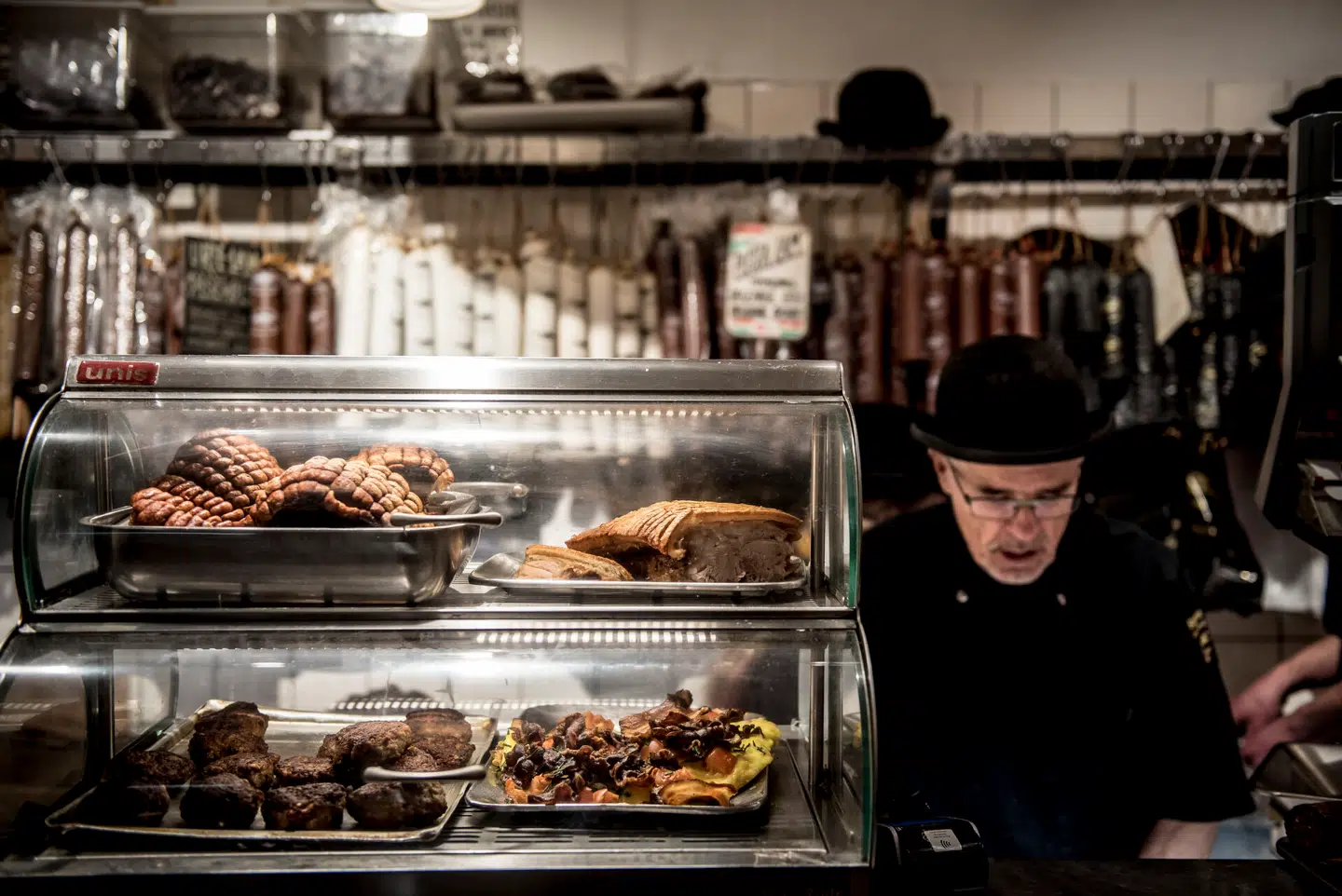 Slagteren på Kultorvet i København begrunder lukningen med, at for høje udgifter gør det umuligt at drive forretningen. Arkivfoto: Mads Claus Rasmussen, Scanpix