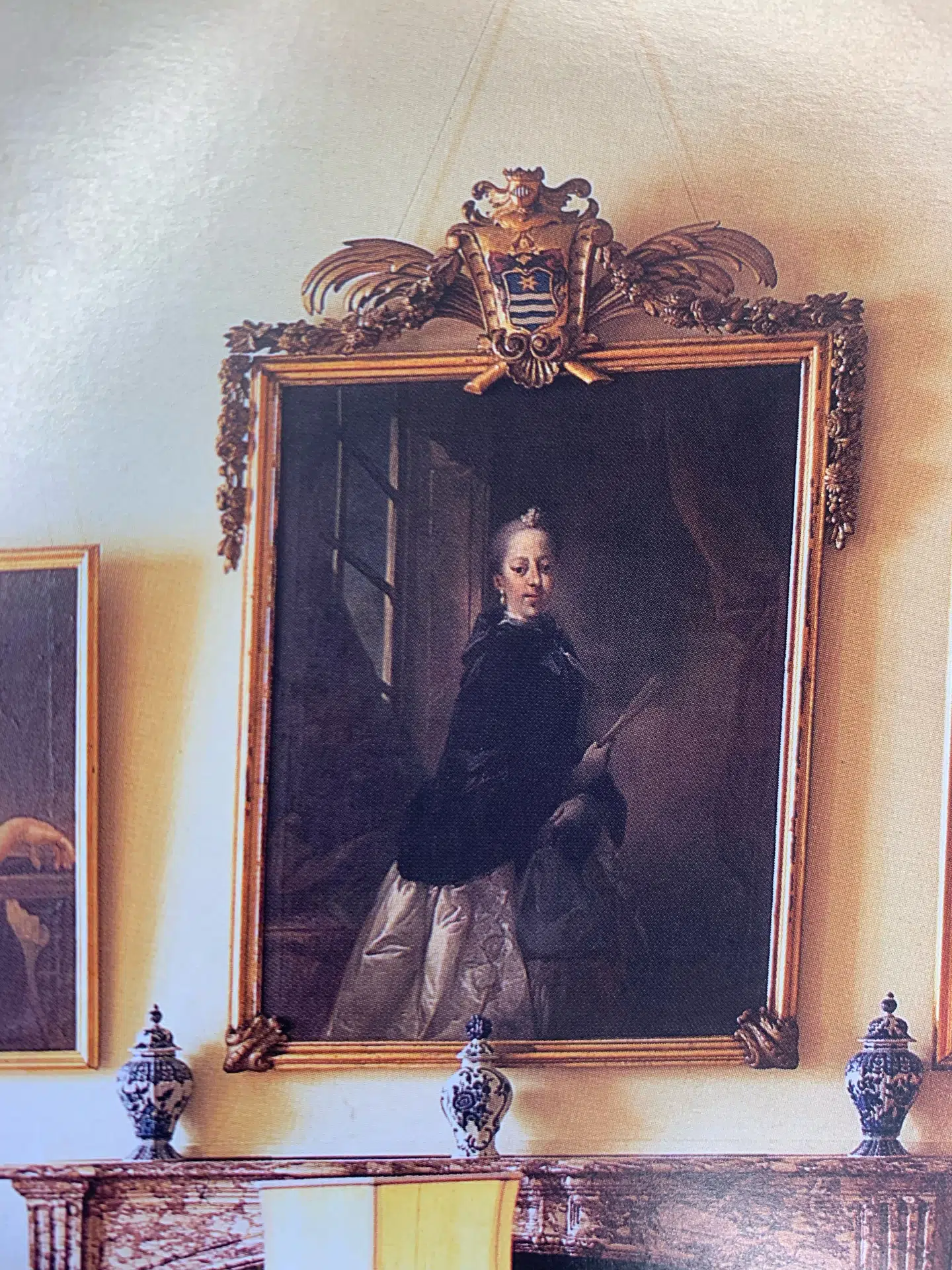 Det er dette maleri, man strides om. Louise Iuel Albinus, ejer af Valdemars Slot, er »trist« over, at det endnu ikke er leveret tilbage som pålagt.