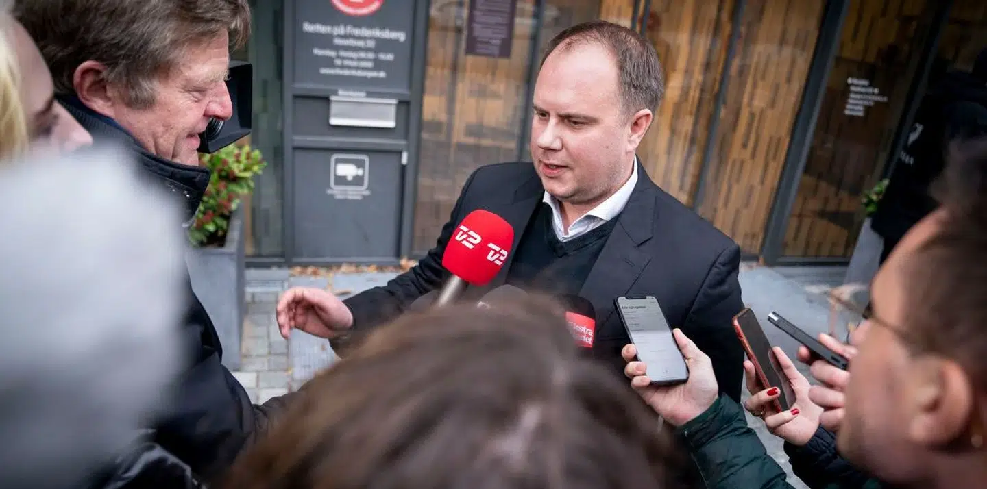 Nye Borgerlige skal - hvis partiet overlever - have ny formand, og her har den tidligere DF'er Martin Henriksen meldt sig på banen som eventuel formandskandidat. Arkivfoto.