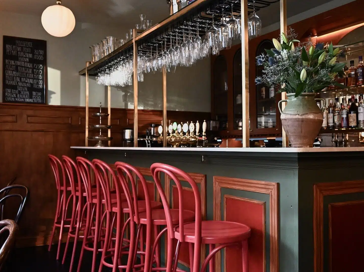 Indretning af Sans Soucis nye vinbar skal pege tilbage mod tiden før 1960erne, hvor stedet endnu blot var vinstue.