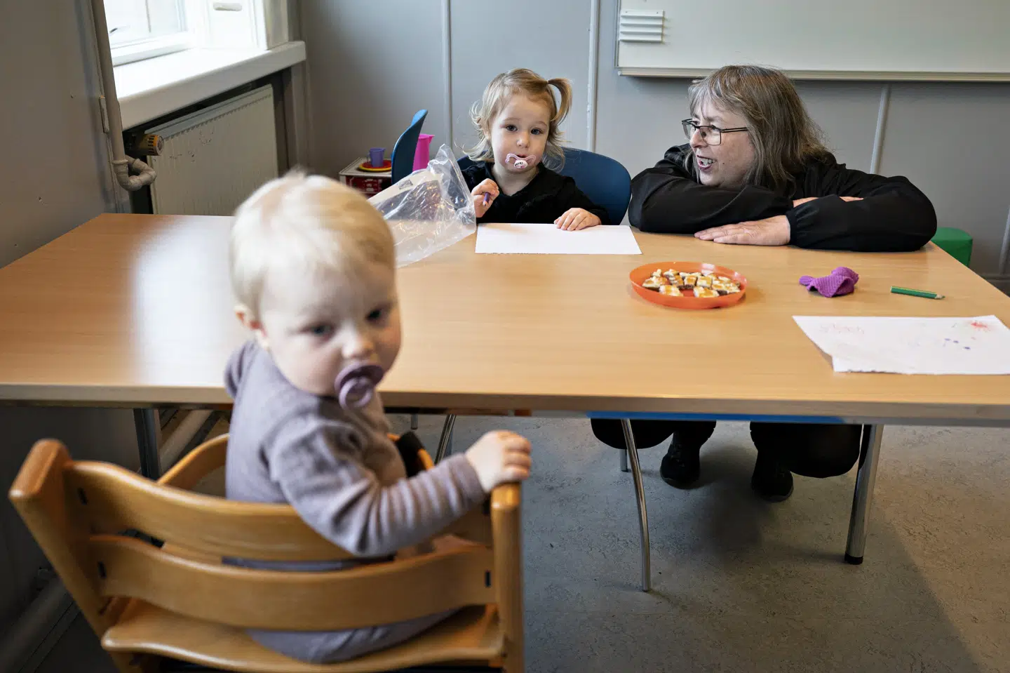 En baby på seks måneder kan ikke sætte ord på sine behov, forklarer psykolog. Derfor skal barnets omsorgsgivere tage sig god tid til at forstå, hvad barnet har brug for. (Arkivfoto).