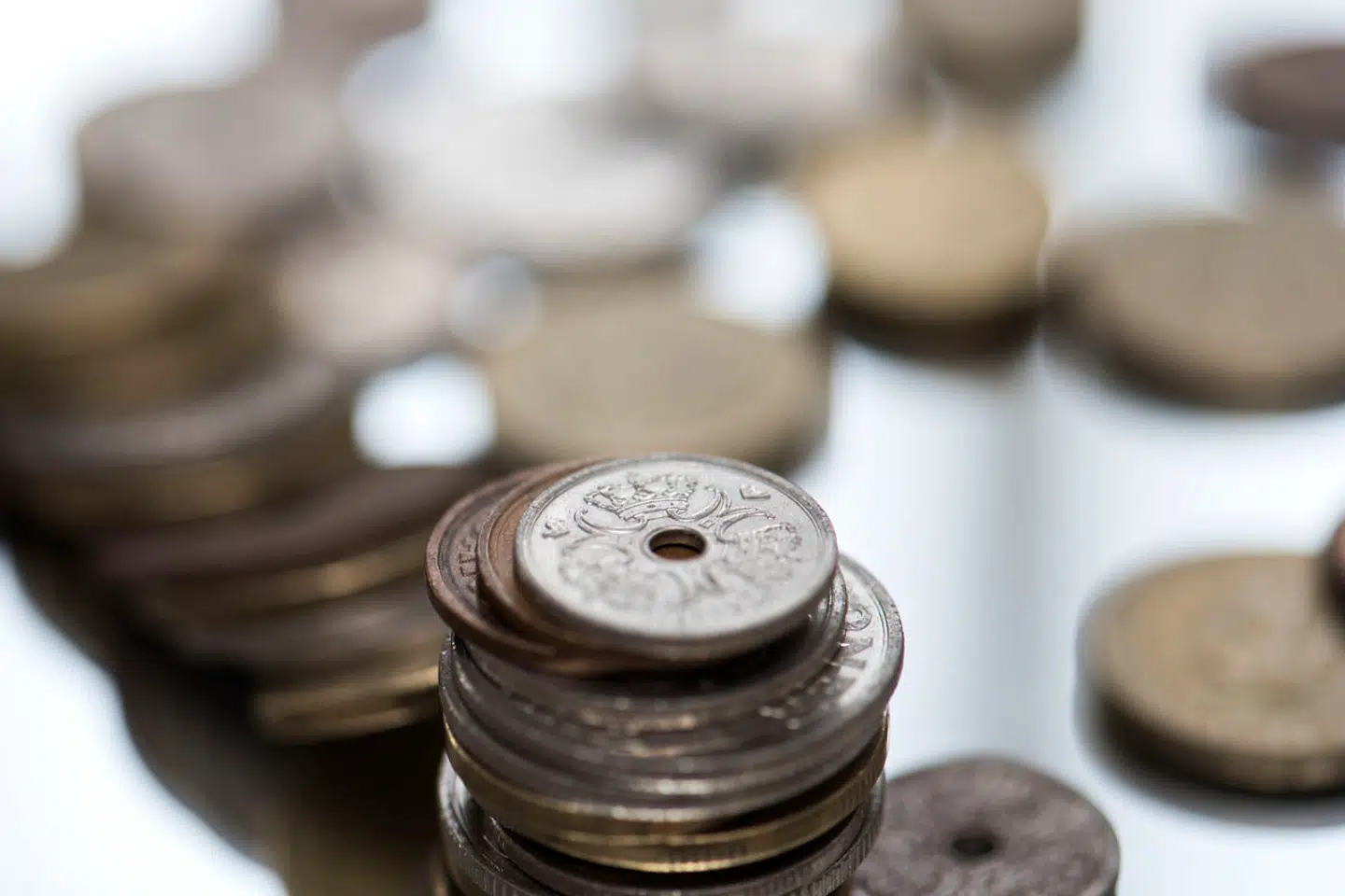 Penge, mønter og sedler, torsdag den 5. marts 2020.