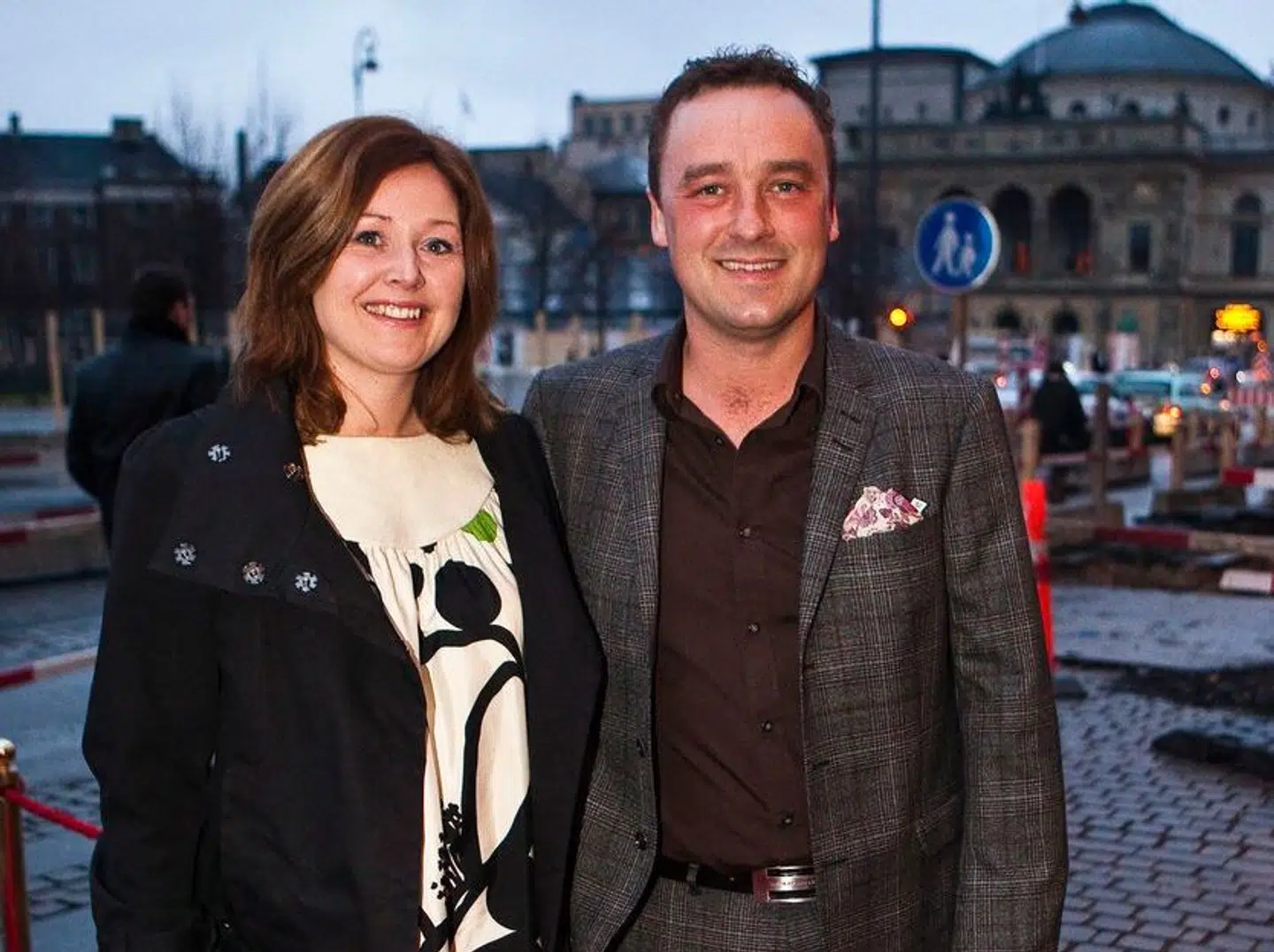 Arkivfoto af Peter Ingemann og hans hustru gennem 25 år, Trine Ingemann.