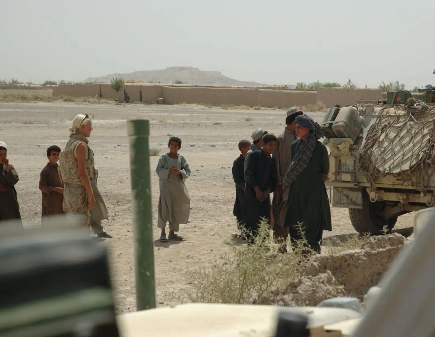 Anika Tronier var i 2006 udsendt til Helmandprovinsen i det sydlige Afghanistan som den eneste kvinde på det første danske hold i provinsen. Privatfoto