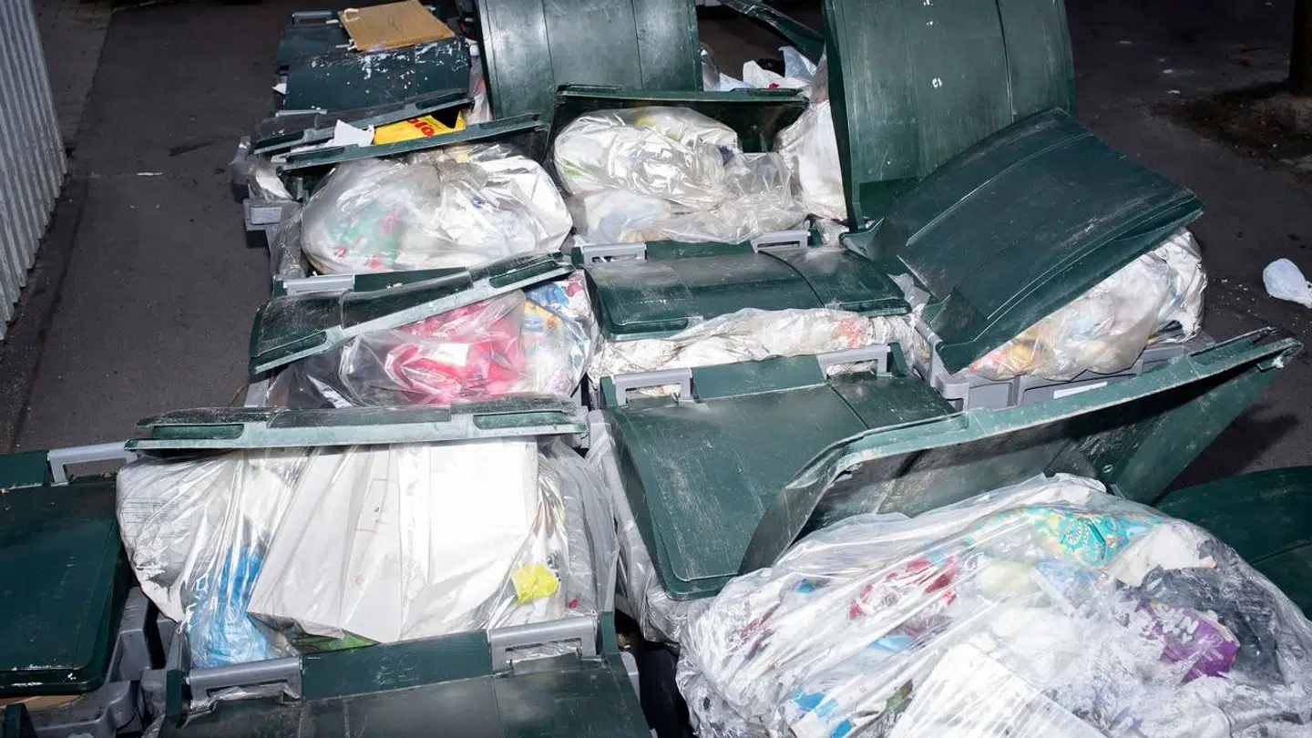 Skraldemændene har haft svært ved at komme frem på grund af vejret. Det har ført ubehagelige episoder med sig. Arkivfoto.