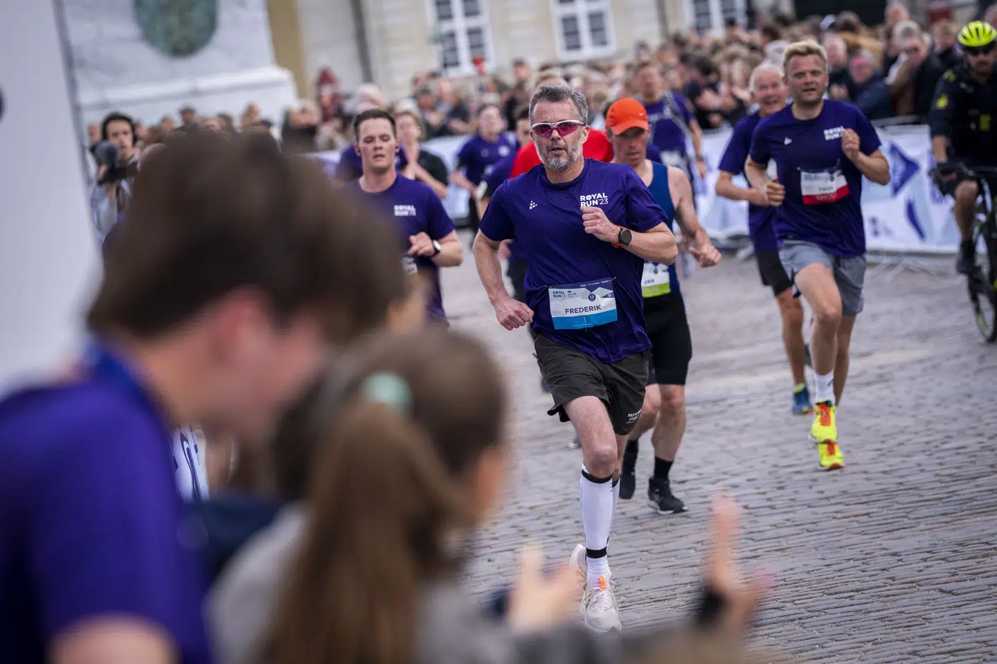 Løbet blev første gang afholdt i 2018, da kronprins Frederik fyldte 50 år. Han har deltaget hvert år siden, men nu kommer han altså for første gang til at deltage som konge. (Arkivfoto). n b