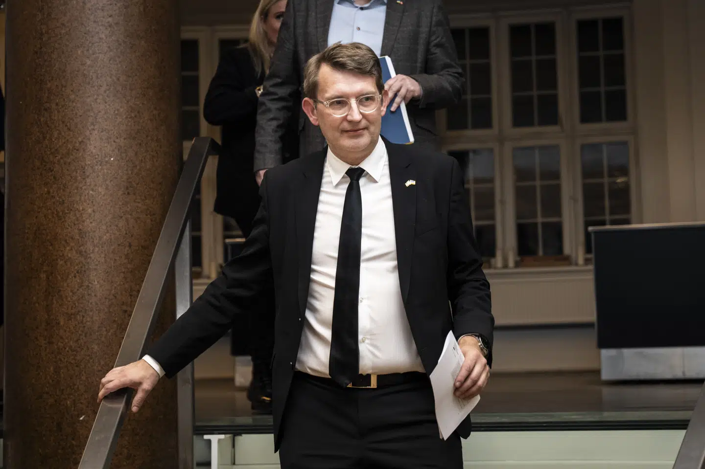 Forsvarsminister Troels Lund Poulsen (V) regner ikke med, at dansk fregat i Det Røde Hav ender med at tage fanger. (Arkivfoto).