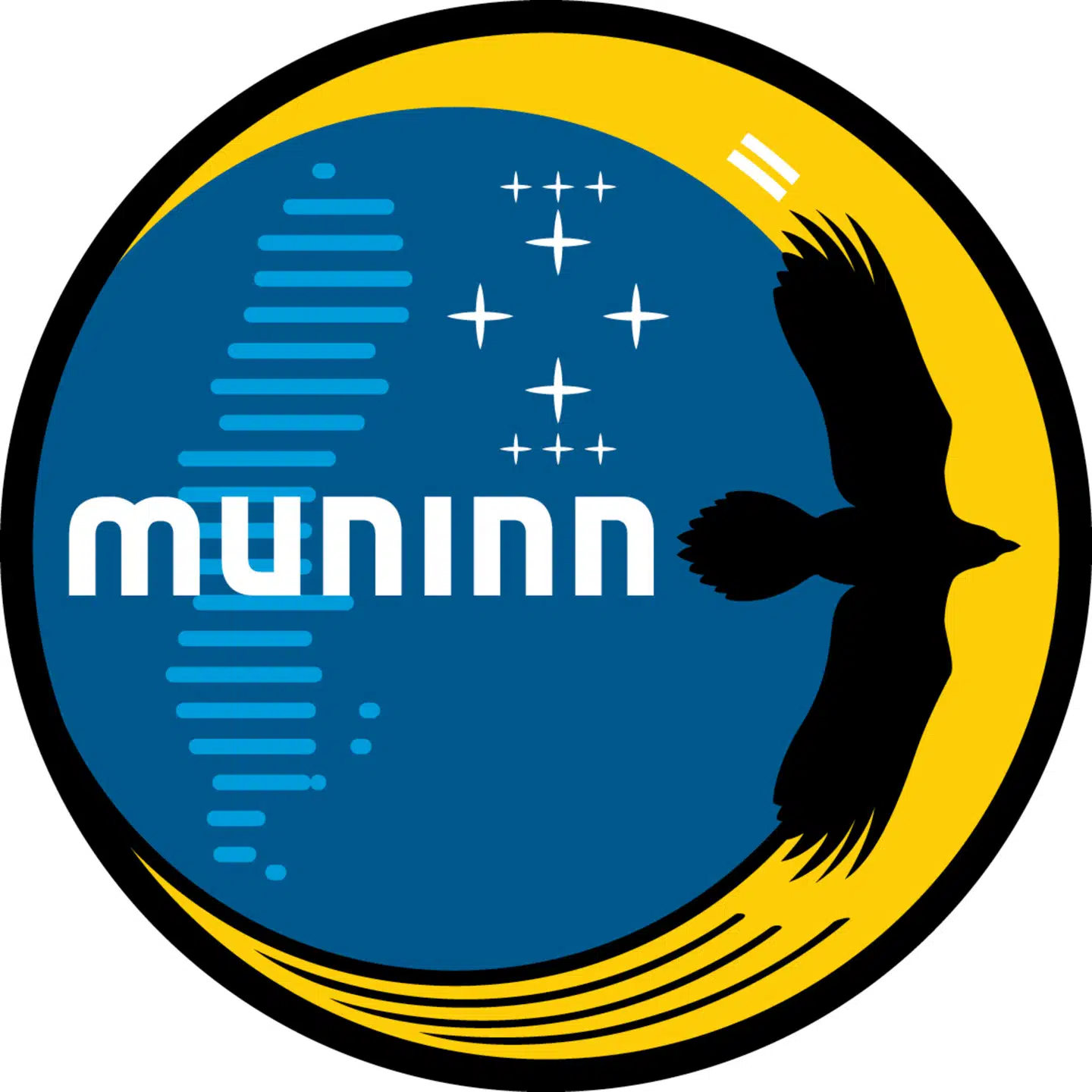 Logo for månemissionen Muninn