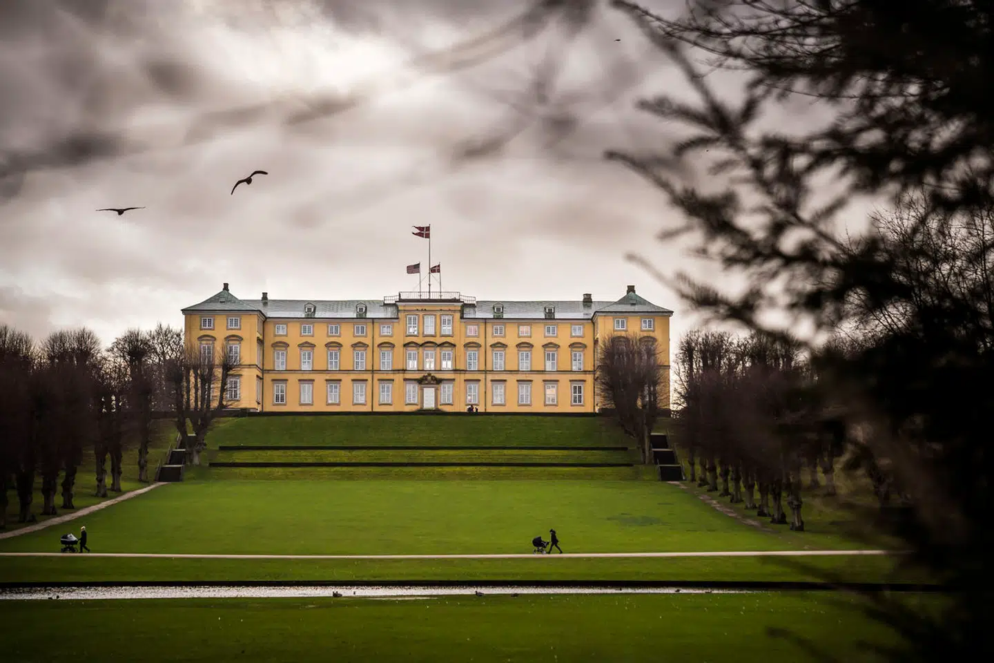 Frederiksberg Slot på toppen af Frederiksberg Bakke på Frederiksberg. (Foto: Thomas Lekfeldt/Ritzau Scanpix)