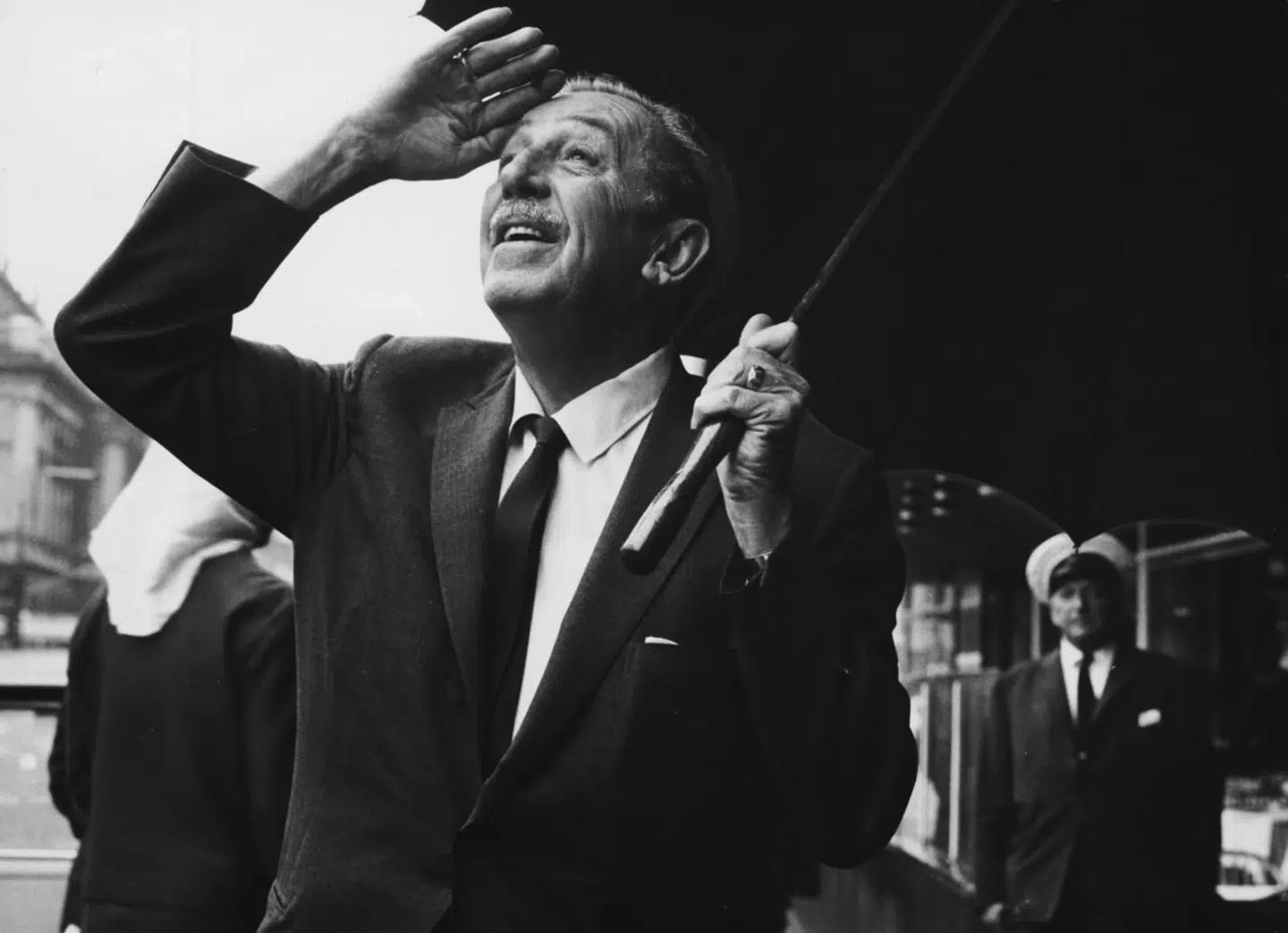 Tegneserieskaberen, Anders Ands' far, Walt Disney på besøg i Danmark. (Foto: Mogens Ladegaard/Ritzau Scanpix)