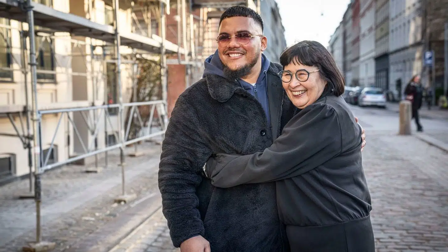 Rosa Kildahl og "Branco" Benjamin Cimatu. Femte sæson af discovery+ "Over Atlanten" præsenteres i København torsdag den 25. januar 2024.