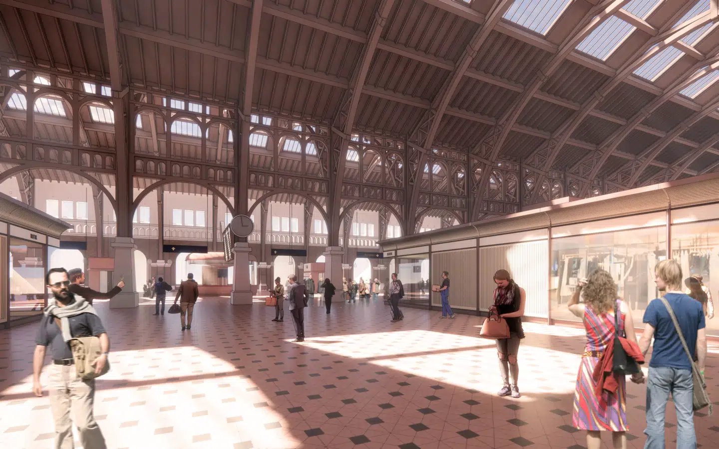 DSB har fået udarbejdet nye visualiseringer, der viser, hvordan de vil bruge godt en kvart milliard kroner til at istandsætte Hovedbanegården.