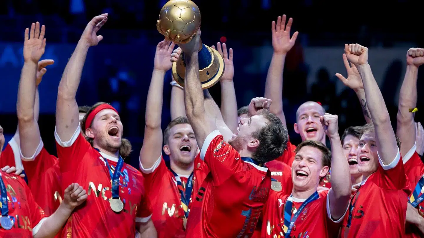 Mathias Gidsel og resten af landsholdet slog Frankrig i VM-finalen i 2023.