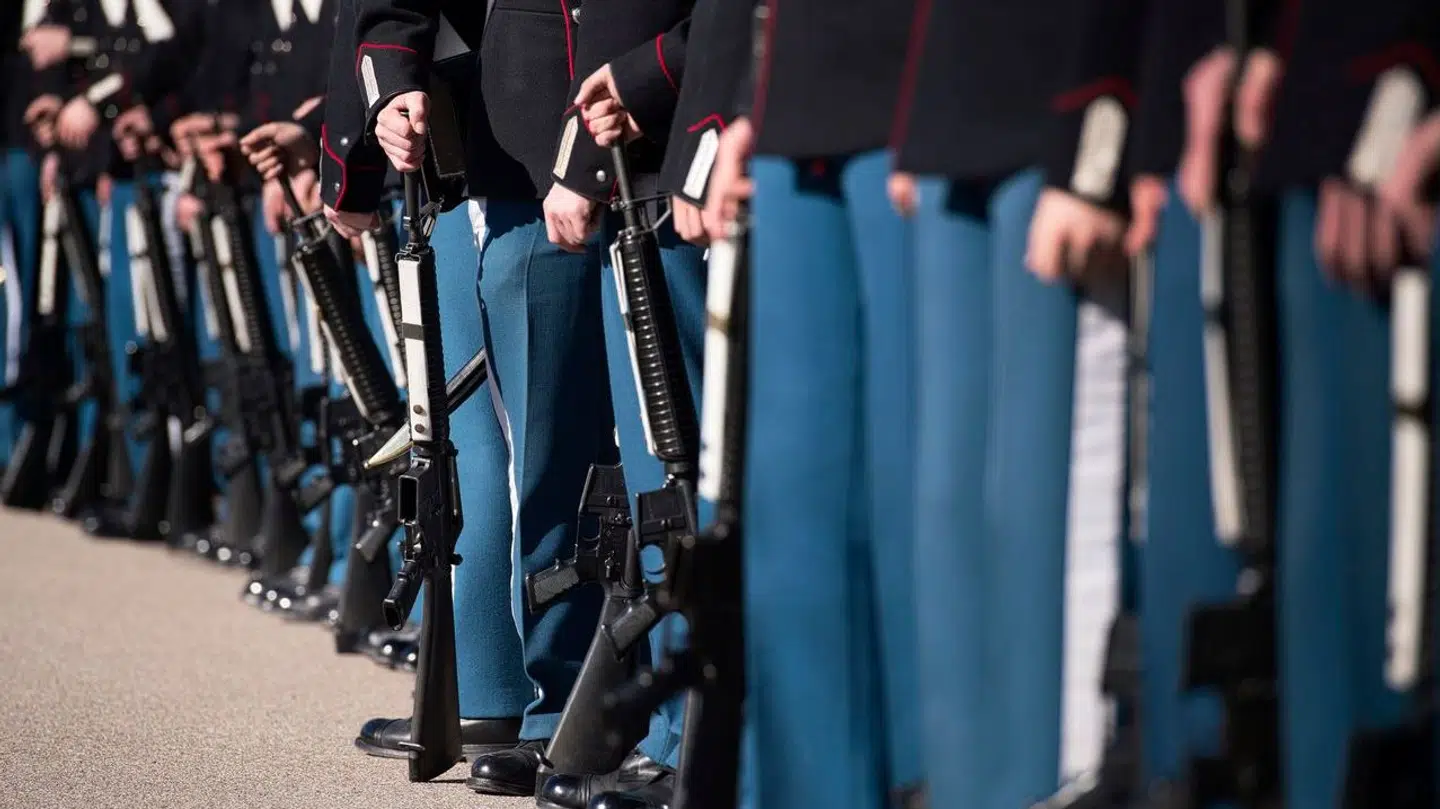 Parade ved Den Kongelige Livgarde.