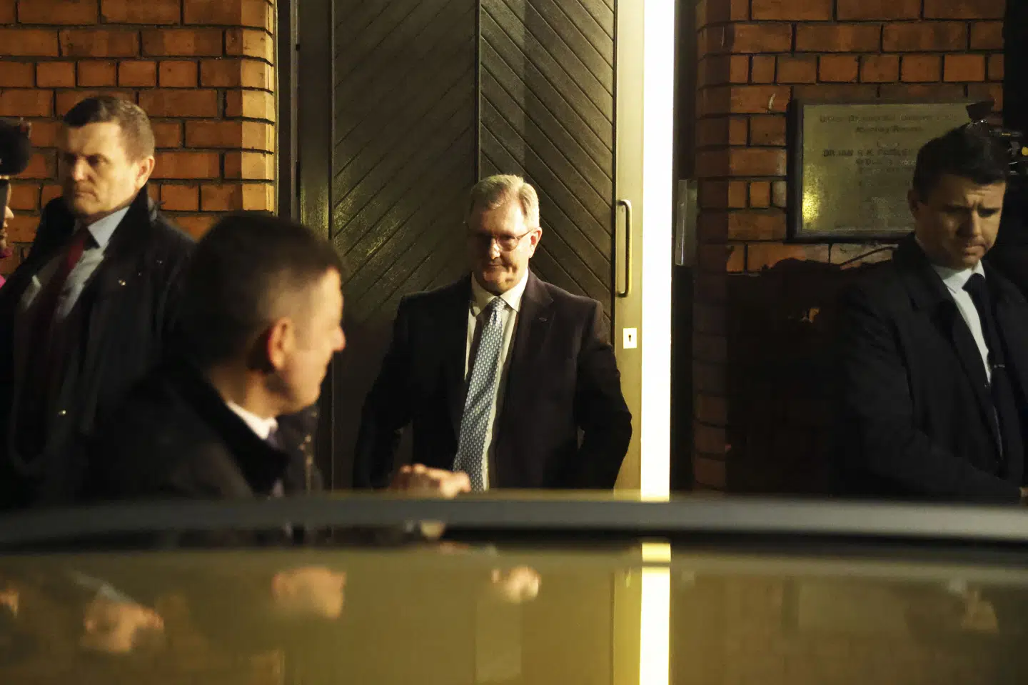 Jeffrey Donaldson, leder af Democratic Unionist Party (DUP), er glad for den nye aftale.