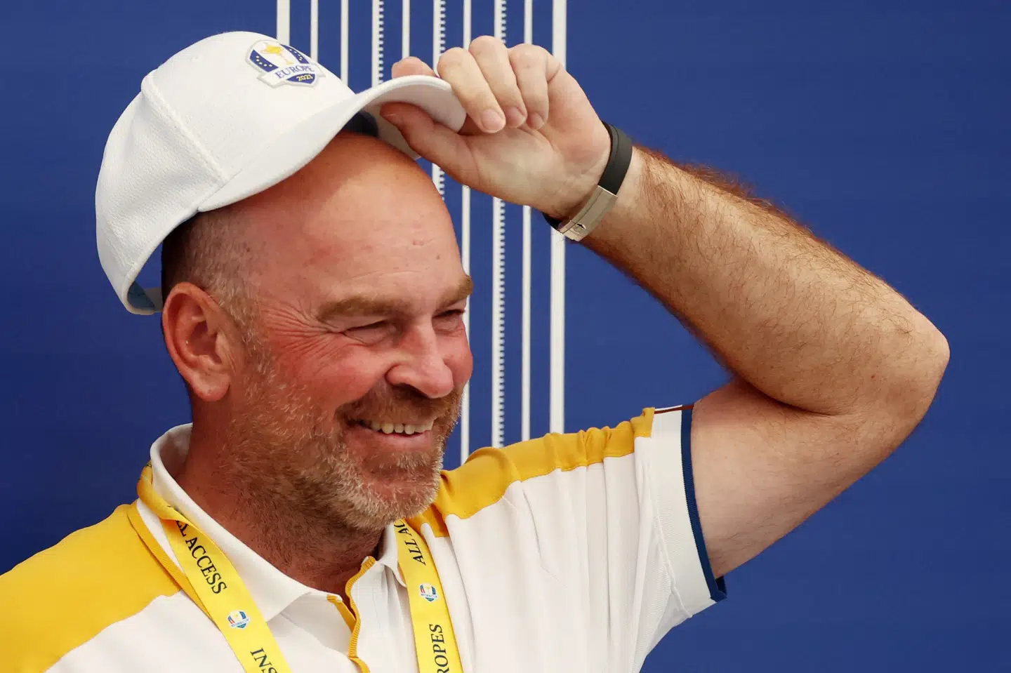 Den erfarne Thomas Bjørn skal hjælpe Danmark mod sin første OL-medalje i golf ved sommerens OL i Paris. (Arkivfoto).