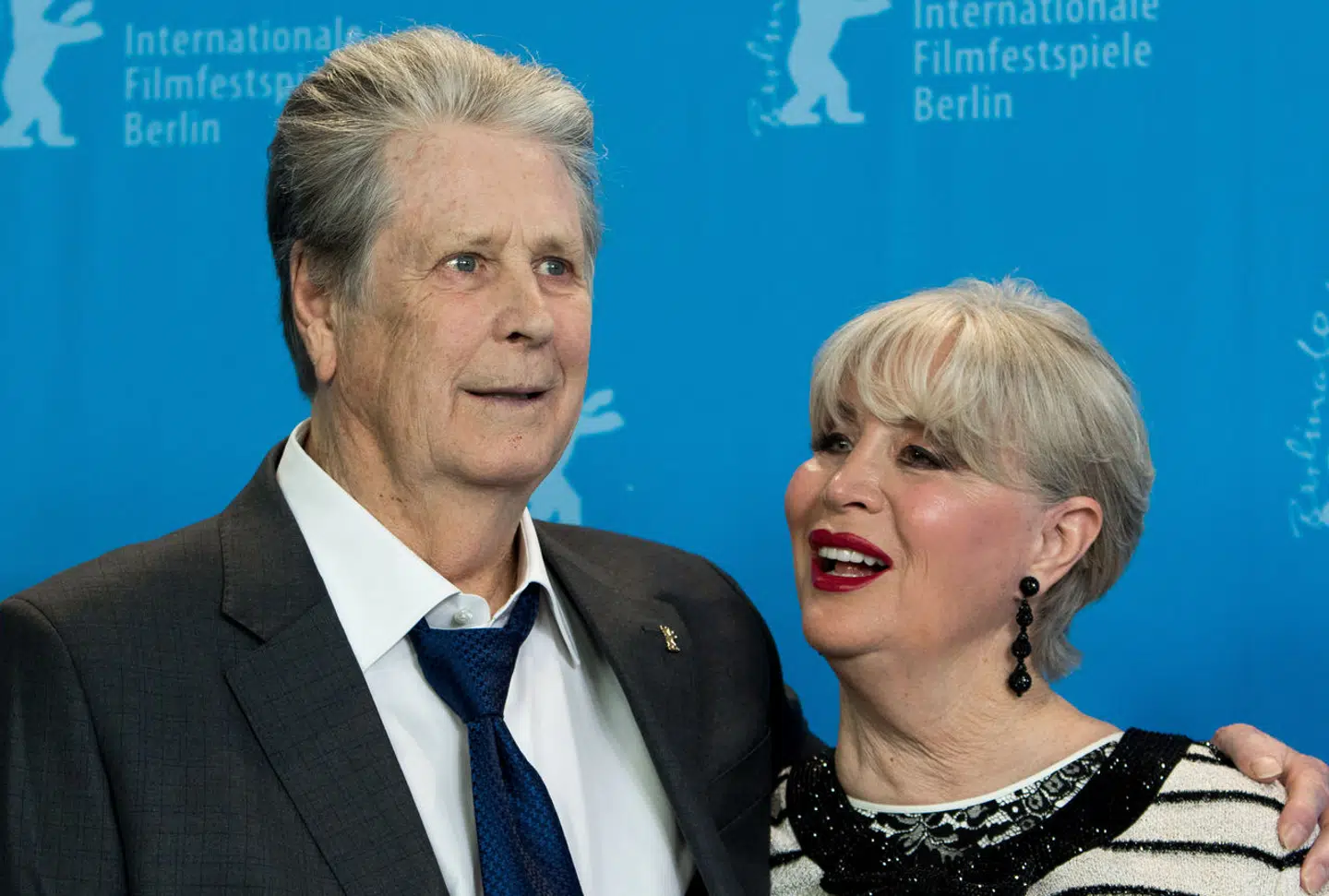 Musiker Brian Wilson og hustruen Melinda Ledbetter til filmfestival i Berlin i 2015. Nu er hustruen gået bort af endnu uvisse årsager.