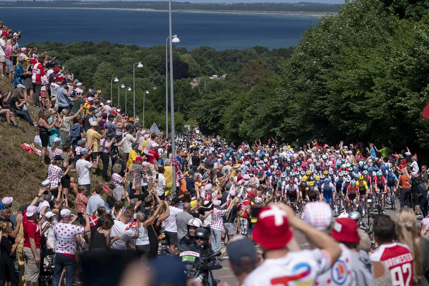 Der var dansk folkefest, da Tour de France i 2022 blev indledt med tre etaper i Danmark. (Arkivfoto).