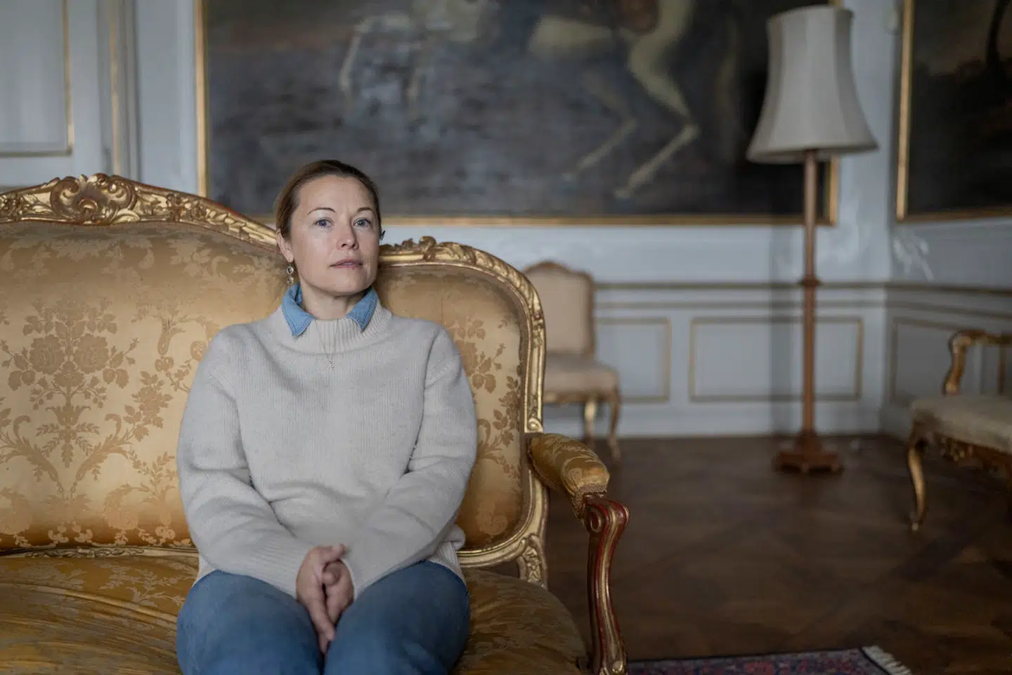 Ejeren af Valdemars Slot på Tåsinge, Louise Iuel Albinus, ser frem til at få Pilo-maleriet retur.