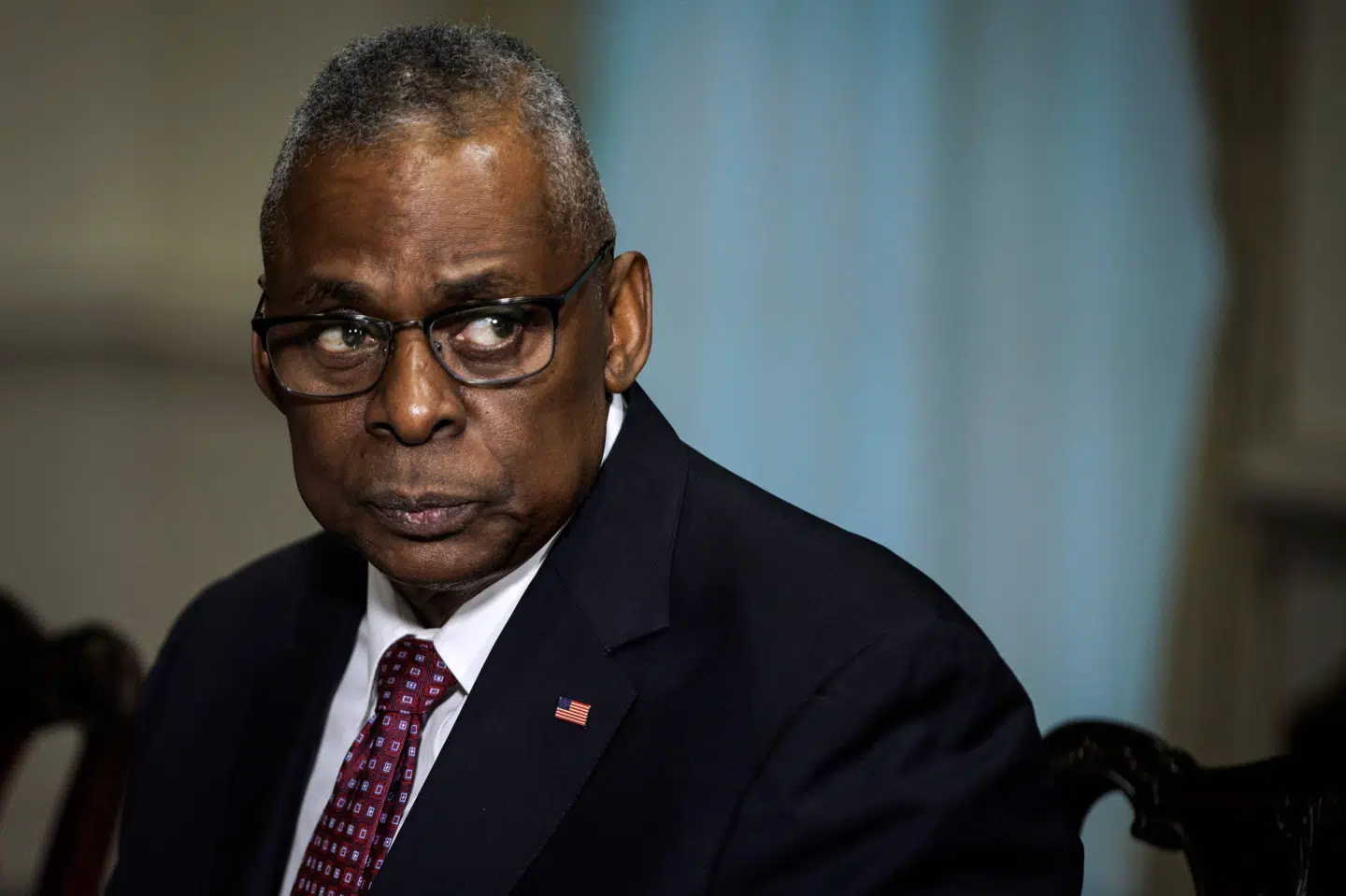 USA's forsvarsminister, Lloyd Austin, har sagt undskyld, fordi han ikke fortalte præsident Biden om sin indlæggelse. (Arkivfoto).
