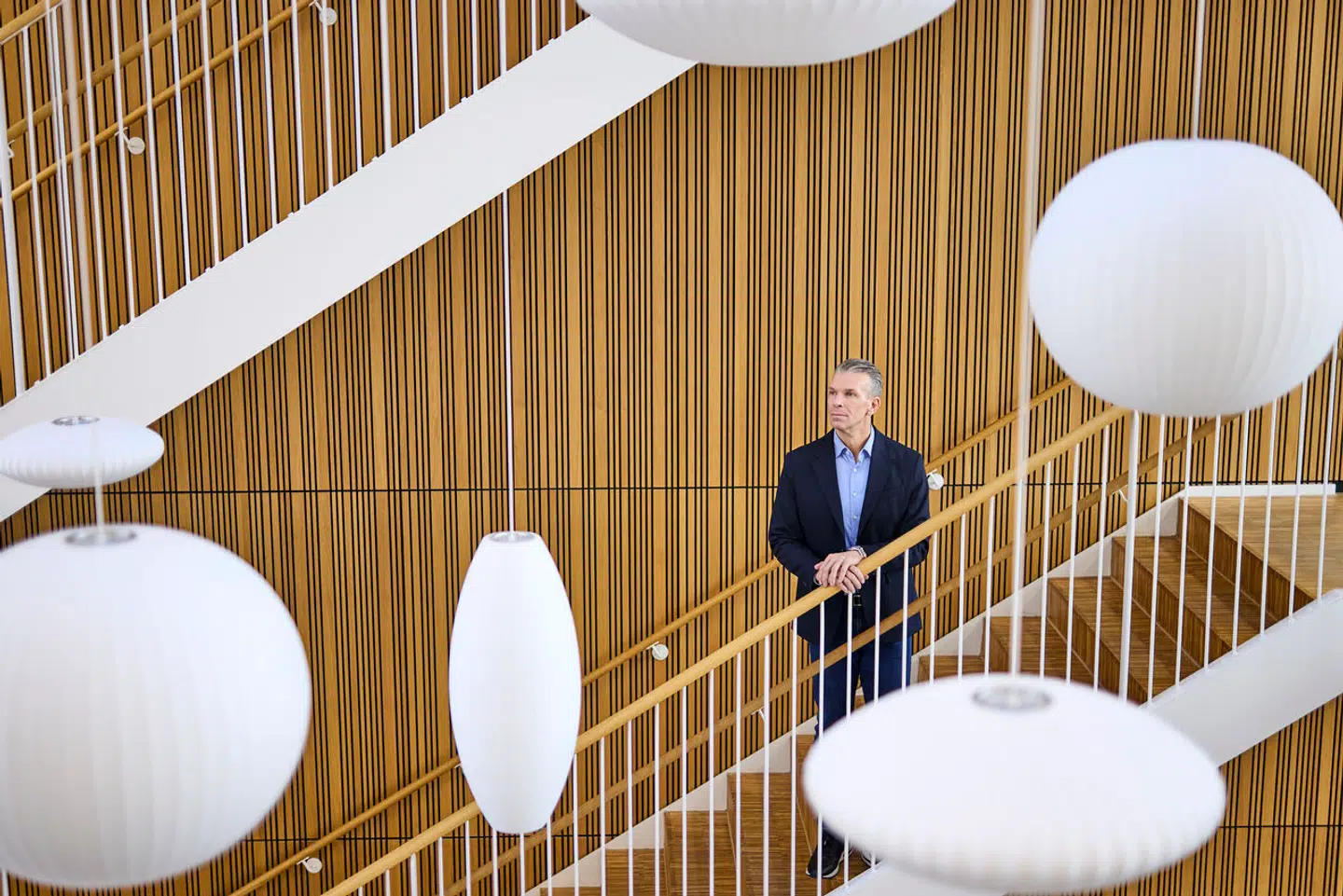 Casper Aaen coo i Panzerglass fotograferet på virksomheden i Søften ved Aarhus tirsdag den 23. januar 2024 til interview om firedages arbejdsuge.