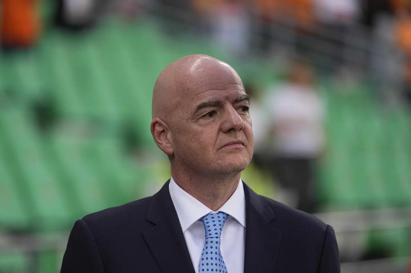 Gianni Infantino mener, det vil styrke åbenheden i spillerhandler, hvis algoritmer spiller en rolle i værdisætningen. (Arkivfoto).