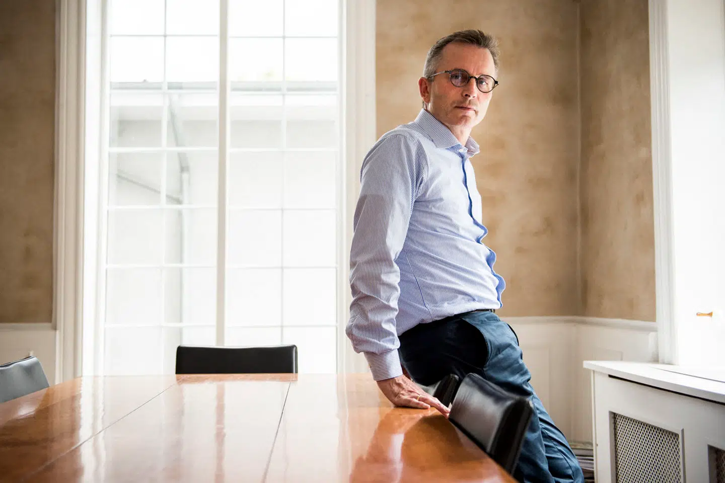 Hermann Haraldsson er gammelherlovianer, men han benægter at være repræsentant for kostskolens kulturproblemer, som han beskyldes for.