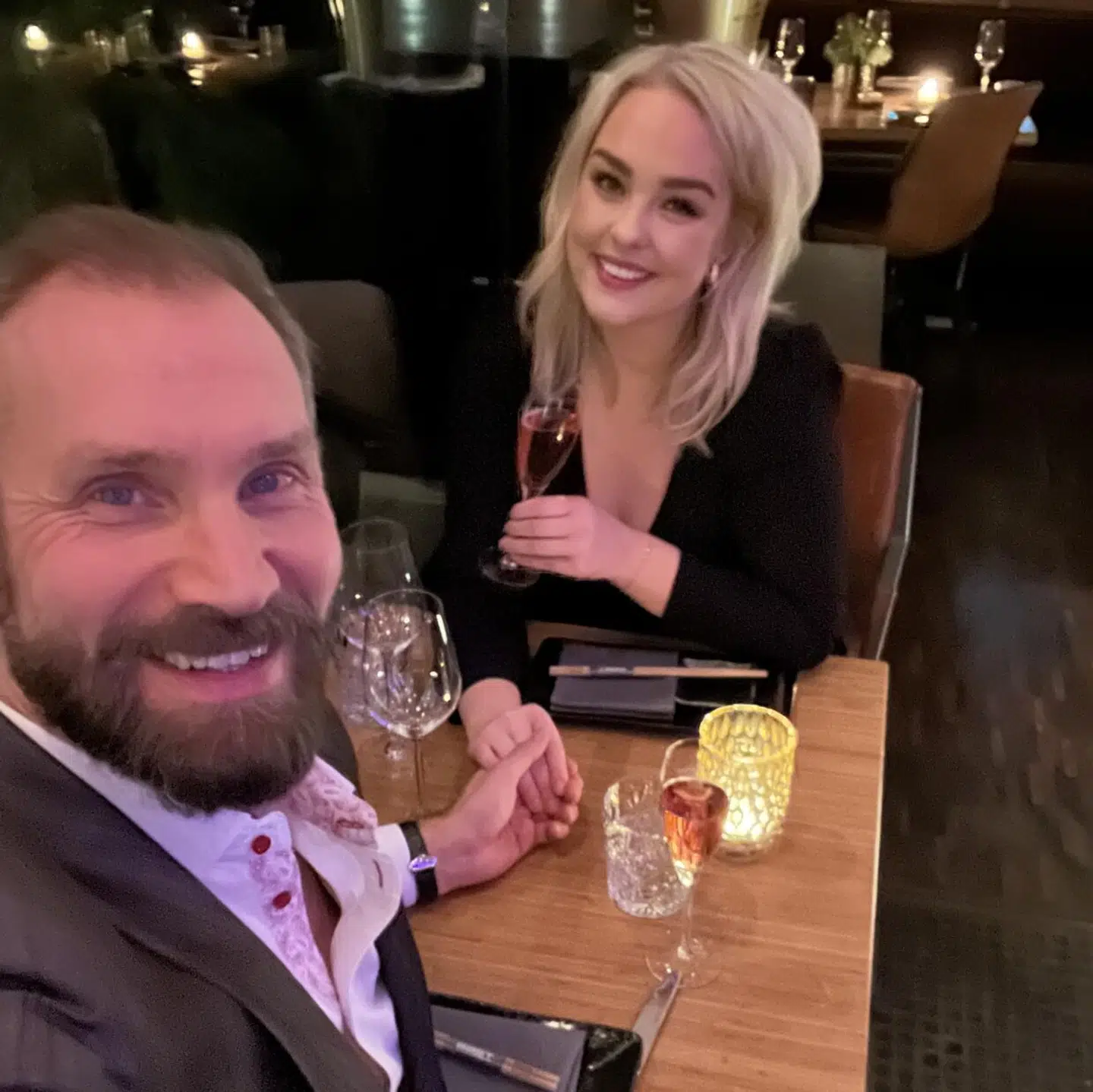 Kort før jul forrige år kunne Mark Abildhauge og Julia Sofia i B.T. afsløre, at de var blevet kærester. Foto: Privat