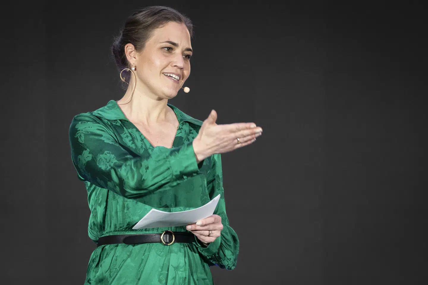 Lørdag og søndag på Hotel Nyborg Strand i Nyborg deltager digitaliseringsminister Marie Bjerre (V) i en folkehøring om kunstig intelligens. (Arkivfoto).