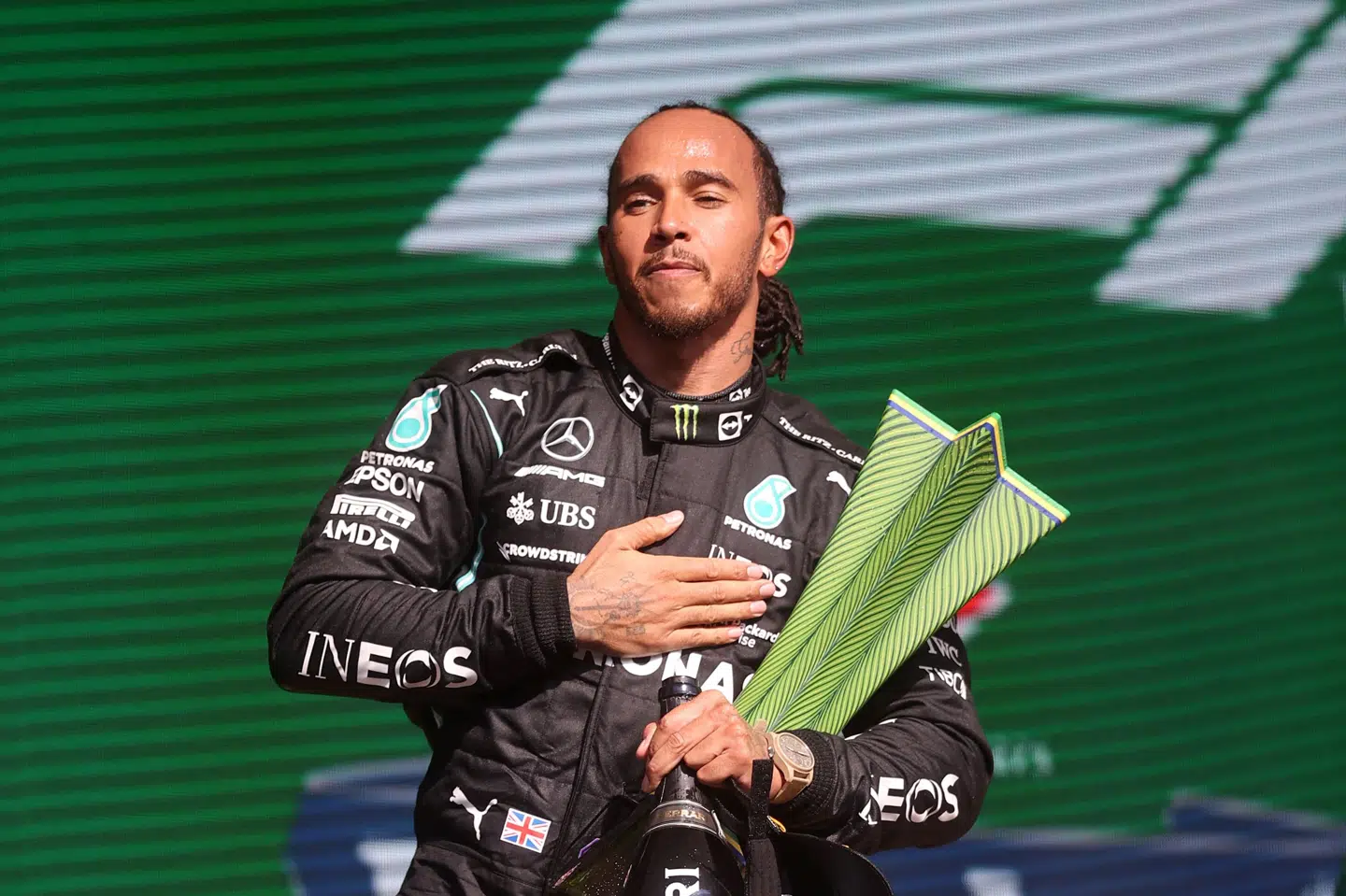 Lewis Hamilton har vundet syv verdensmesterskaber - seks af dem i en Mercedes-racer. (Arkivfoto).