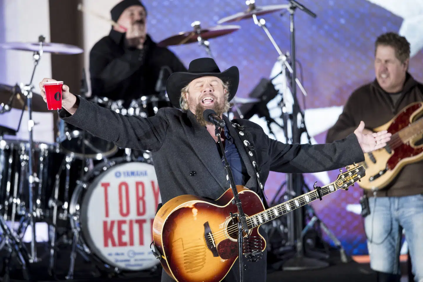Toby Keith optrådte i forbindelse med Donald Trumps indsættelse som præsident i januar 2017. (Arkivfoto).