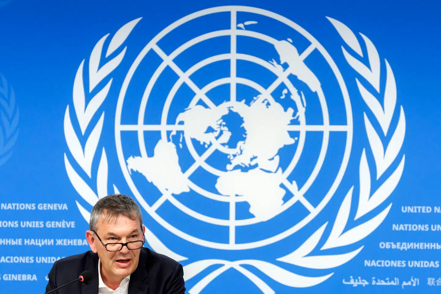 UNRWAs chef, Philippe Lazzarini. Arkivfoto: Salvatore di Nolfi, EPA / Scanpix