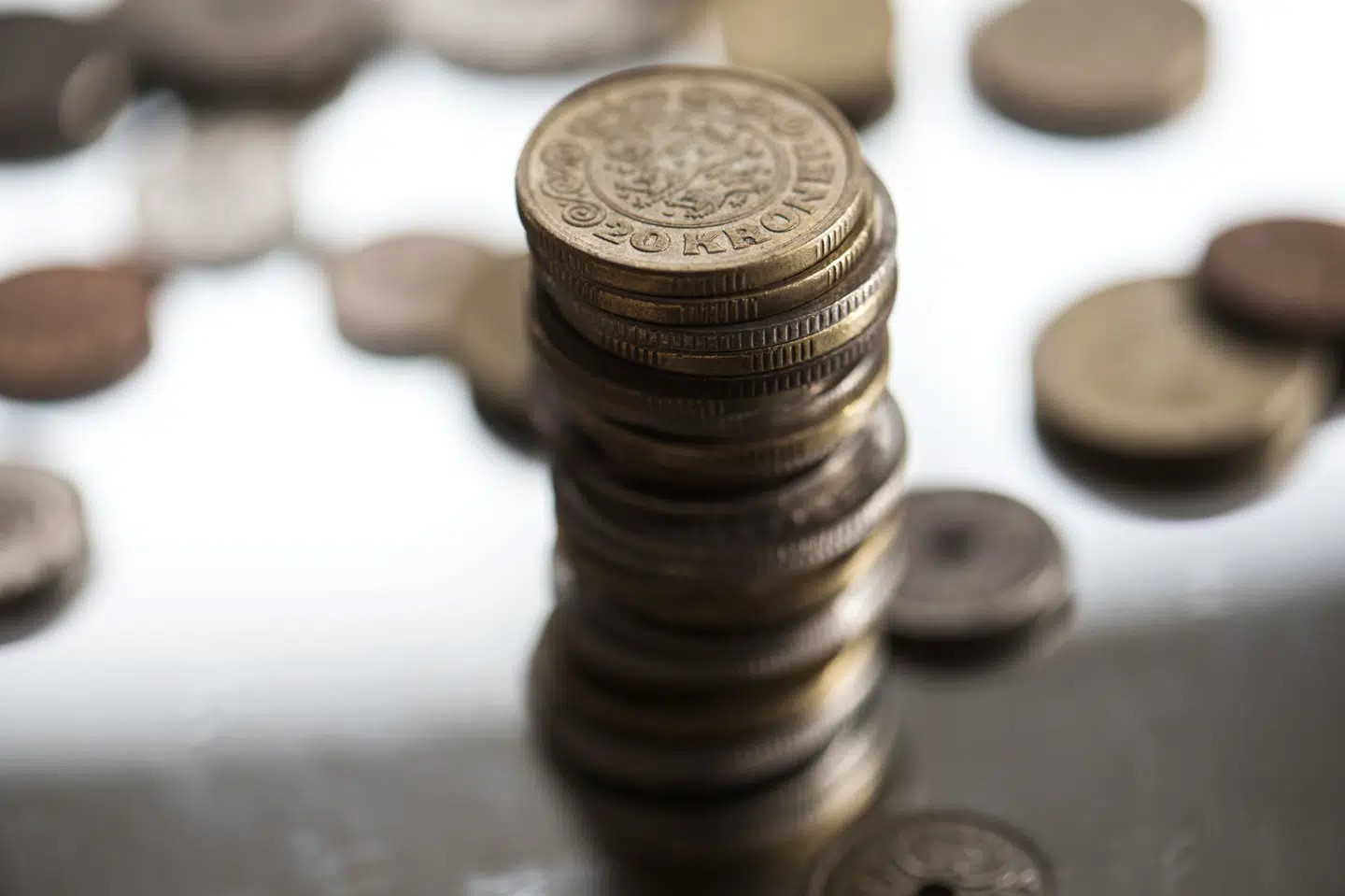 Nationalbanken vil endnu ikke løfte sløret for, hvordan den nye møntserie eller tronskiftemønten kommer til at se ud. (Arkivfoto).