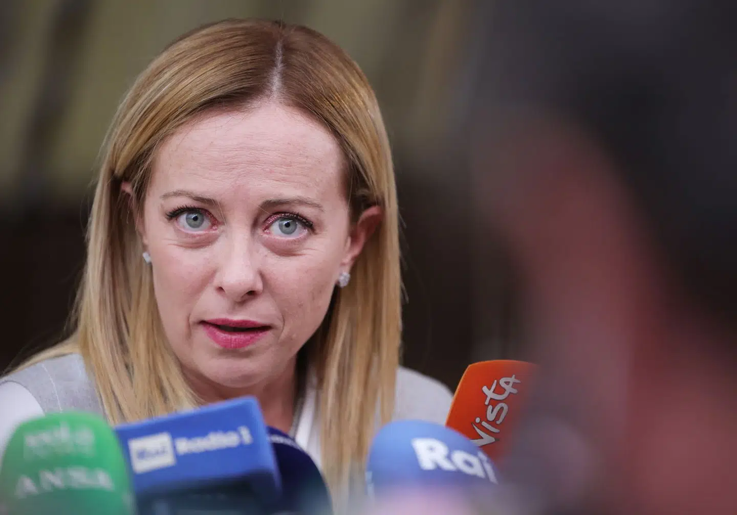 »Danmark og Europa skal ikke blive som Sverige. Den erkendelse er for længst nået europæerne,« skriver Kristoffer Storm (DD). På billedet ses Italiens premierminister, Giorgia Meloni, som kan glæde sig over, at hendes parti, »Italiens Brødre«, står til at blive det største italienske parti ved europaparlamentsvalget i juni.