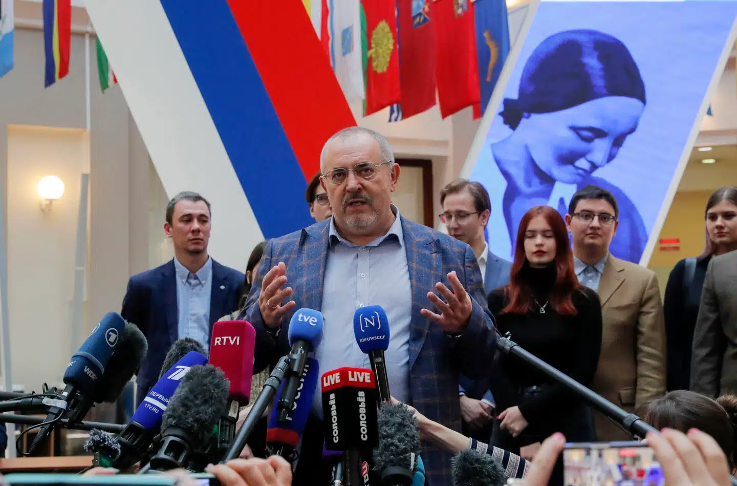 Boris Nadezjdin forsøger at komme på stemmesedlen til russiske præsidentvalg i marts. Foto: Maxim Shipenkov, EPA / Scanpix