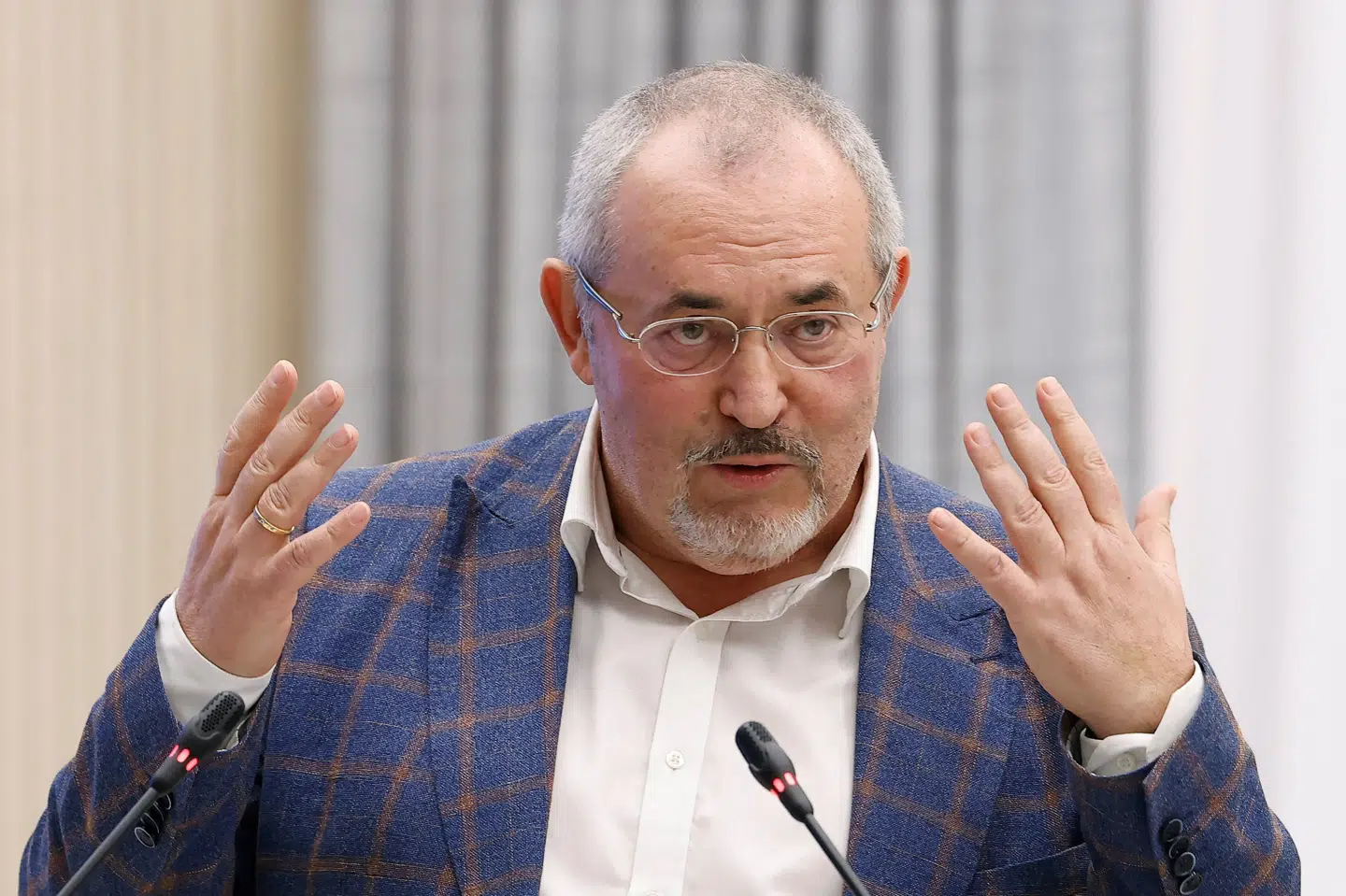 Boris Nadezjdin har fået nej til at stille op mod Rusland nuværende præsident, Vladimir Putin, til landets valg i marts. Valgkommission mener ikke, at han har stillet med den nødvendige mængde underskrifter. Det mener han selv. (Arkivfoto).