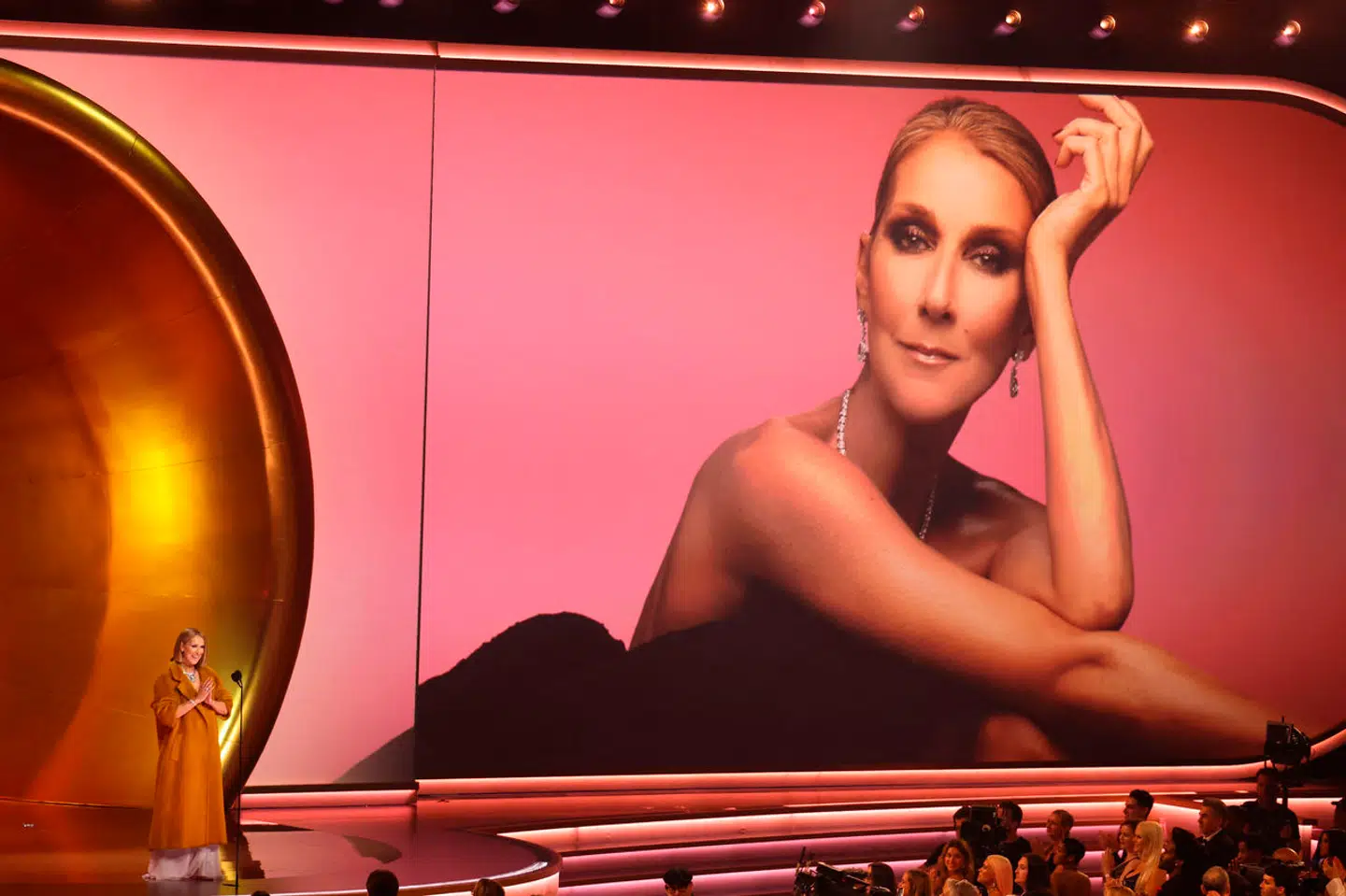 Céline Dion overraskede mange, da hun pludselig dukkede op til Grammy-uddelingen.