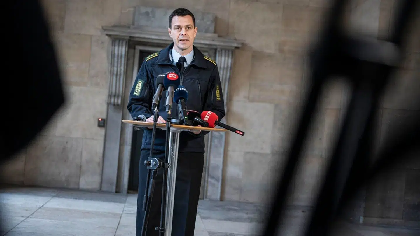 Vicepolitiinspektør Brian Belling på Politigården i København hvor politiet holder pressebriefing onsdag den 7. februar 2024. Dna-spor fører til anholdelse i 34 år gammel drabssag hvor Hanne With blev dræbt.. (Foto: Emil Nicolai Helms/Ritzau Scanpix)