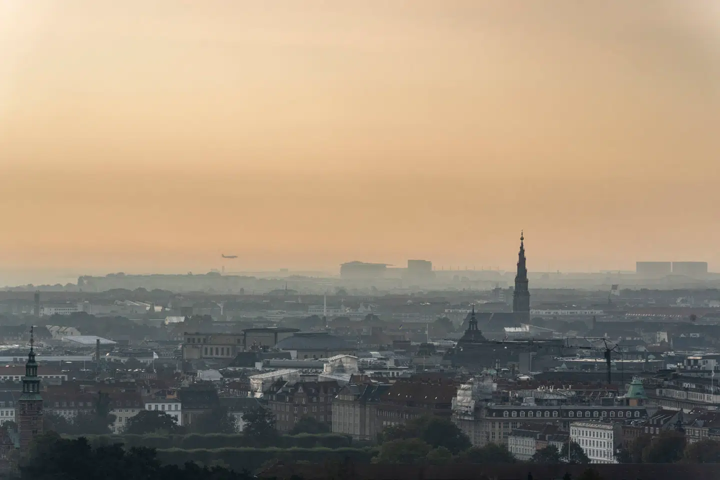 Udsigt over København fra Mærsk Tårnet i København torsdag den 28. september 2023.