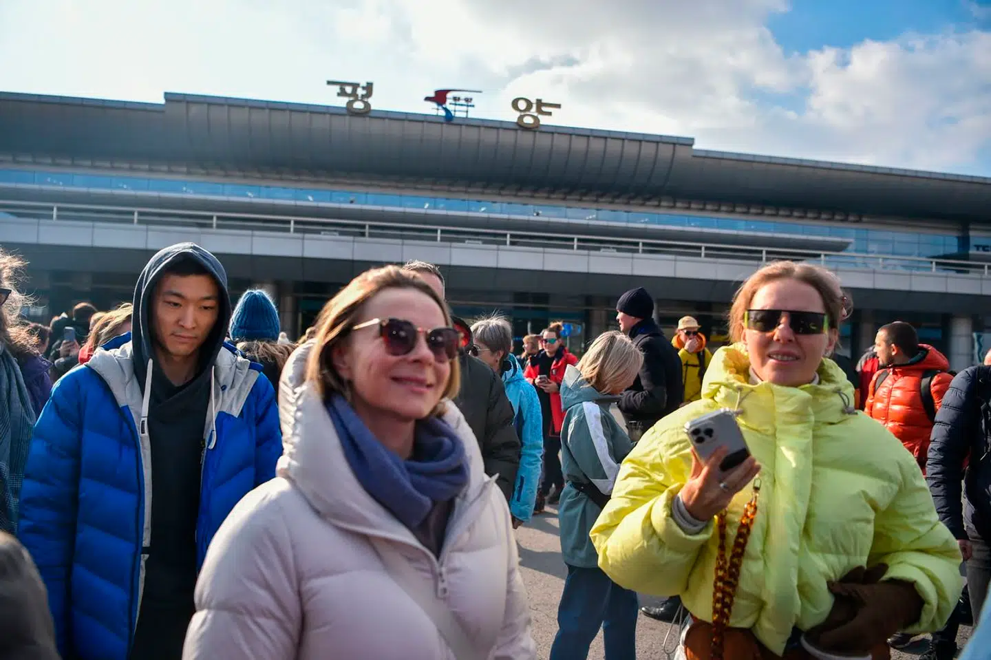 Turister i Nordkorea er ikke er almindeligt syn.