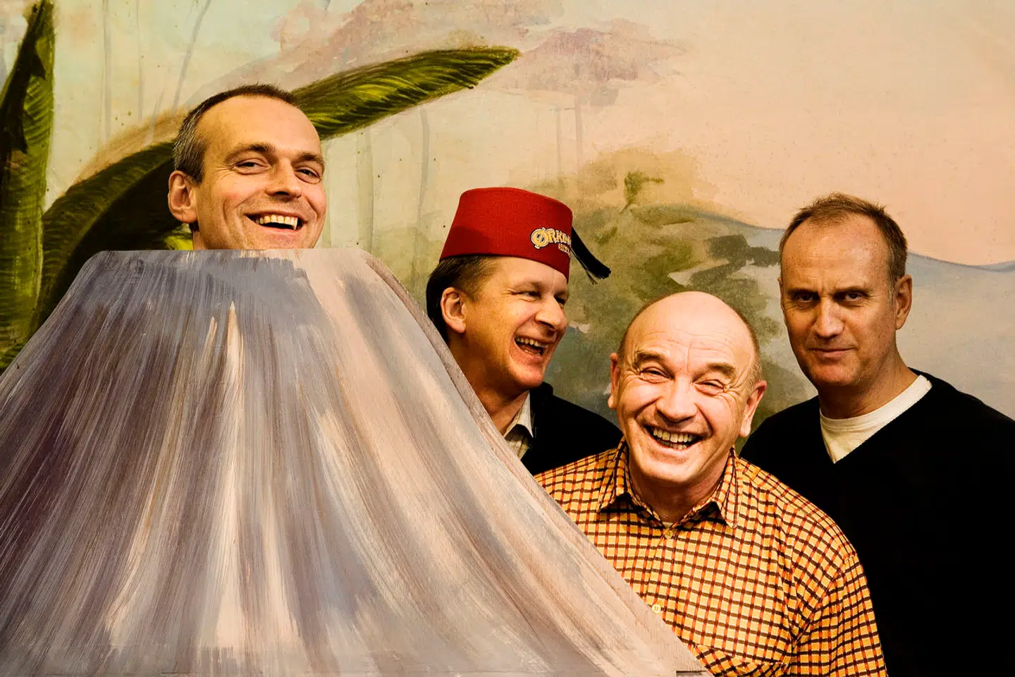 Ørkenens Sønner har eksisteret i mere end 30 år. Fra venstre: Niels Olsen, Henrik Kofoed, Asger Reher og Søren Pilmark.