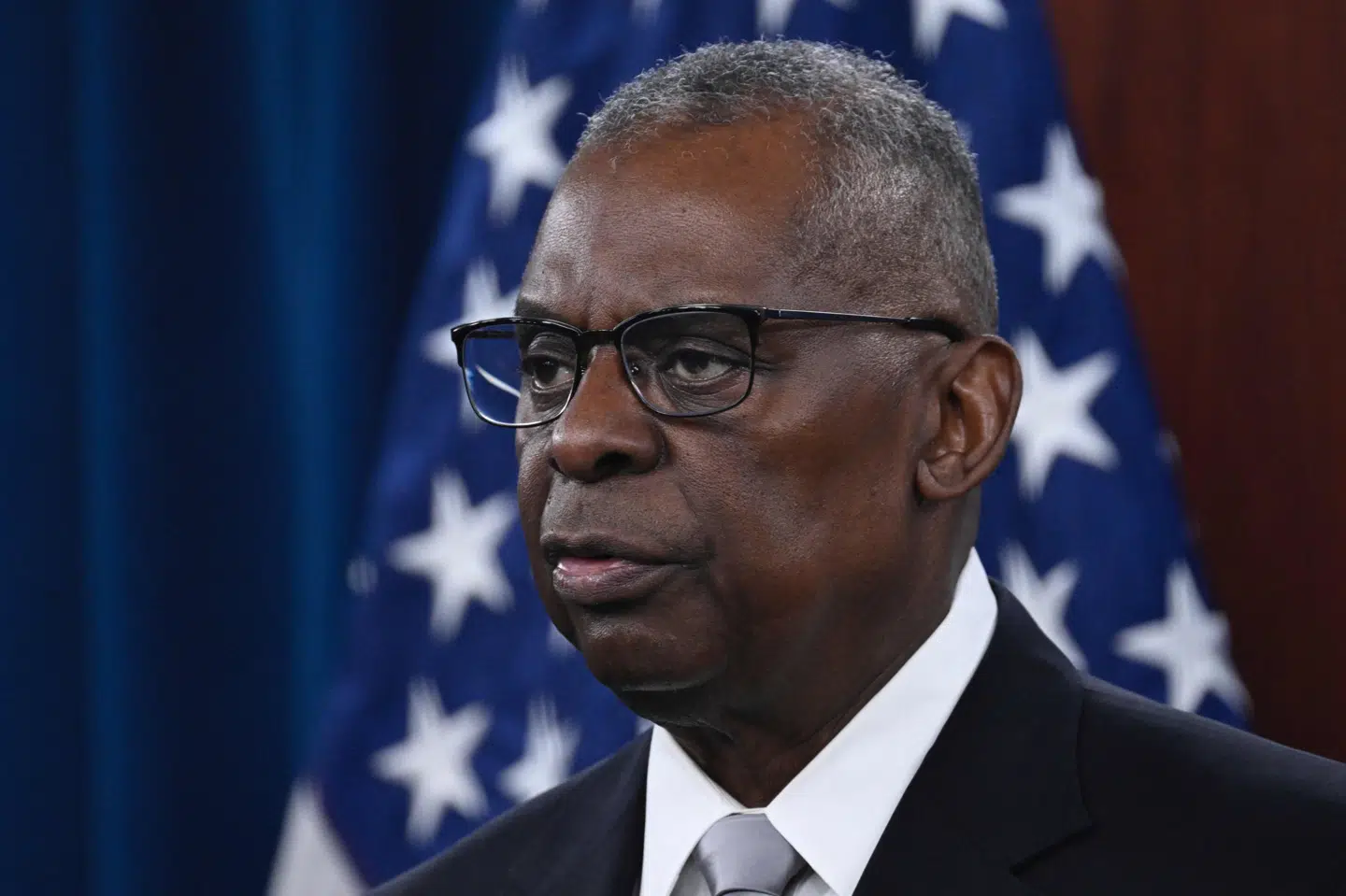 Den amerikanske forsvarsminister, Lloyd Austin, blev søndag indlagt på et hospital i Washington. (Arkivfoto).
