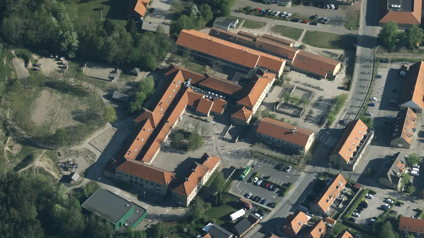 Borup Skole. Foto: Styrelsen for Dataforsyning og Infrastruktur