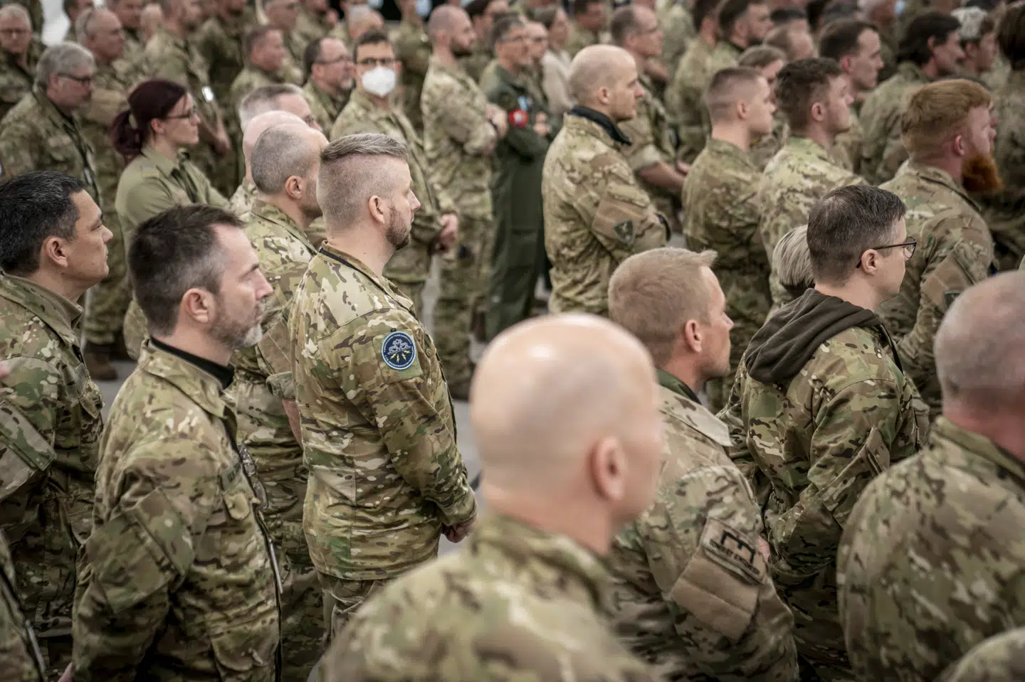 Danmarks forbindelse til Nato og regionale naboer blev styrket i 2023 ved blandt andet at have prioriteret de baltiske områder, skriver institut i rapport. Her ses danske soldater på Adazi militærbasen i Letland. (Arkivfoto).