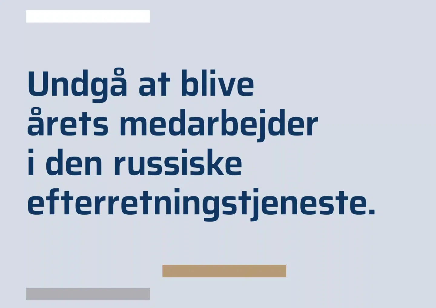 En af plakaterne fra »Sikker Forskning«-kampagnen.