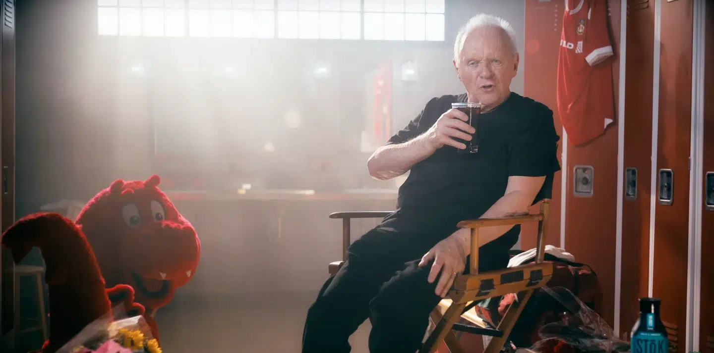 Anthony Hopkins i en reklame for SToK Cold Brew Coffee, der blev sendt under Super Bowl. Foto: Nipi / Scanpix