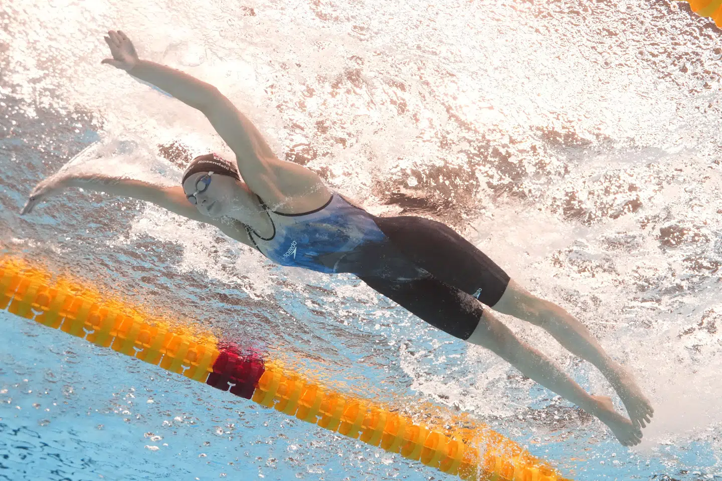 Helena Rosendahl Bach satte onsdag bedste tid af alle svømmere i de indledende heats og i semifinalerne i 200 meter butterfly.
