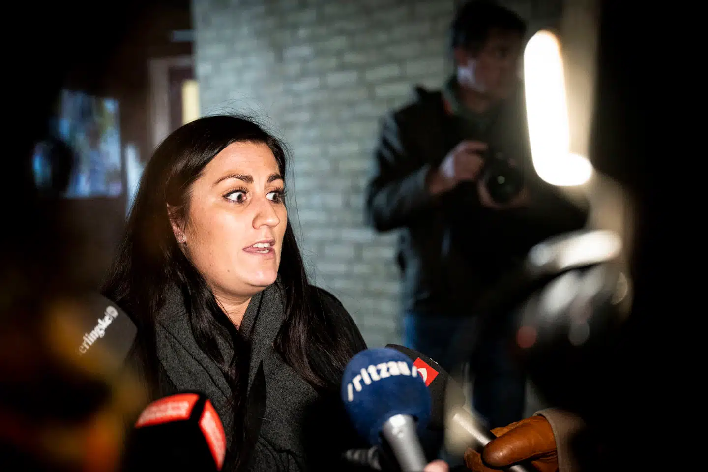 Christina Nielsen har et barn på Borup Skole, og hun var alt andet end tilfreds med krisemødet, som hun mente var decideret latterligt.