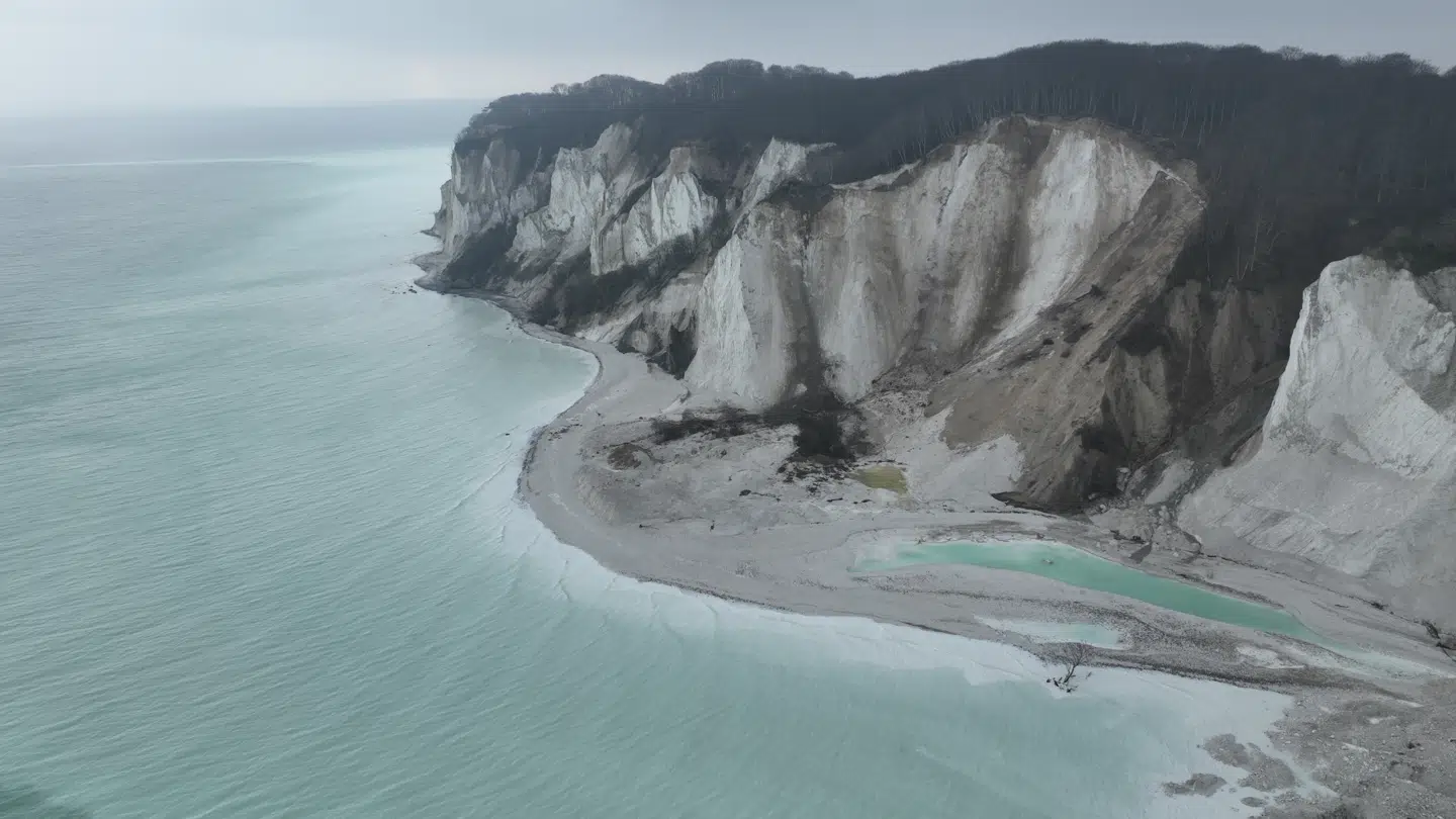 Møns Klint er »meget levende« netop nu.