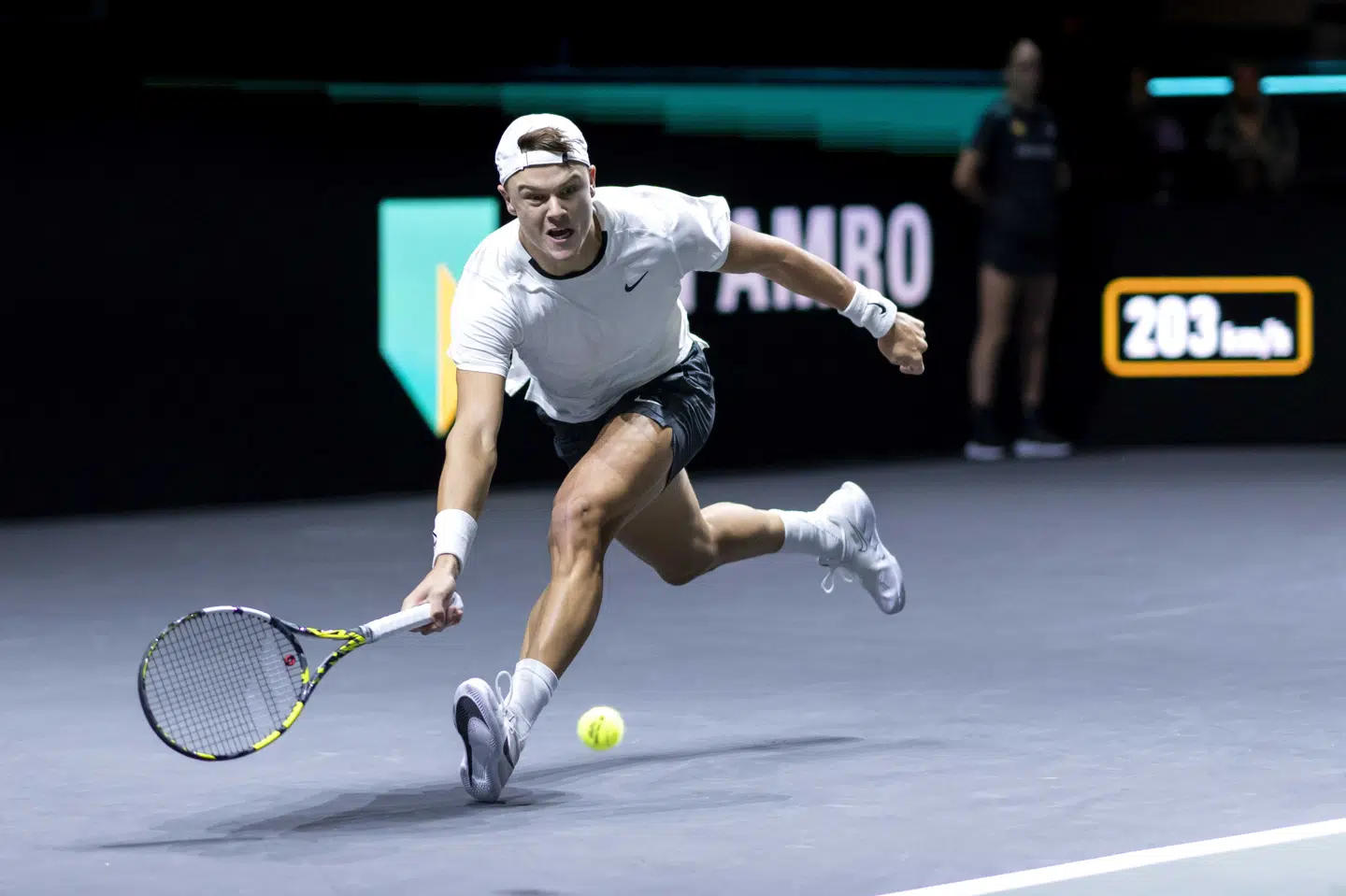 Holger Rune er færdig i Rotterdam efter et nederlag i anden runde. (Arkivfoto).